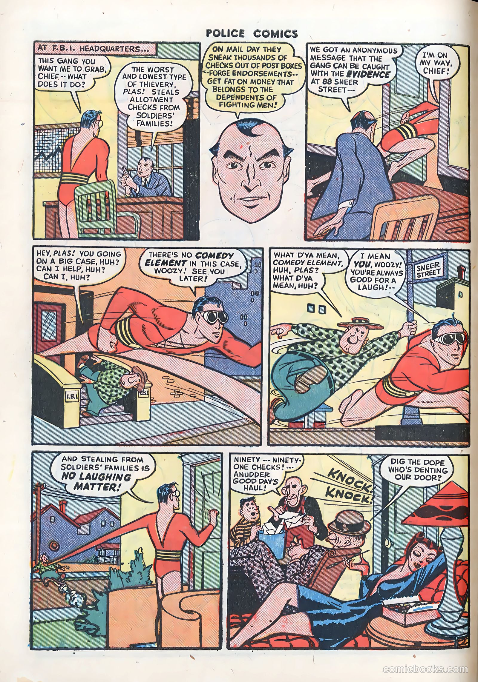 Police Comics #37 (1944) — page 4 of 60