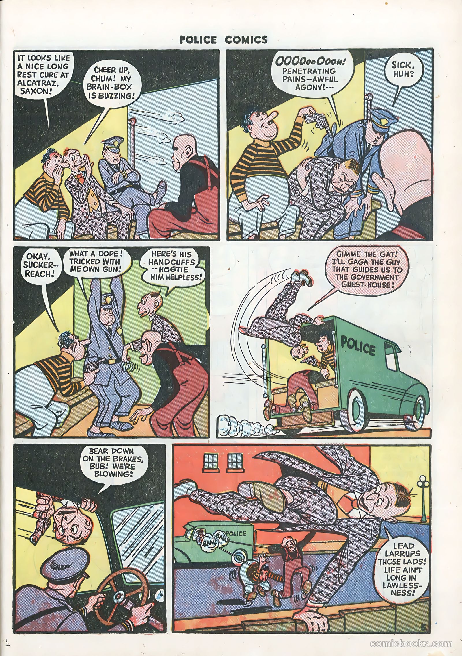 Police Comics #37 (1944) — page 7 of 60