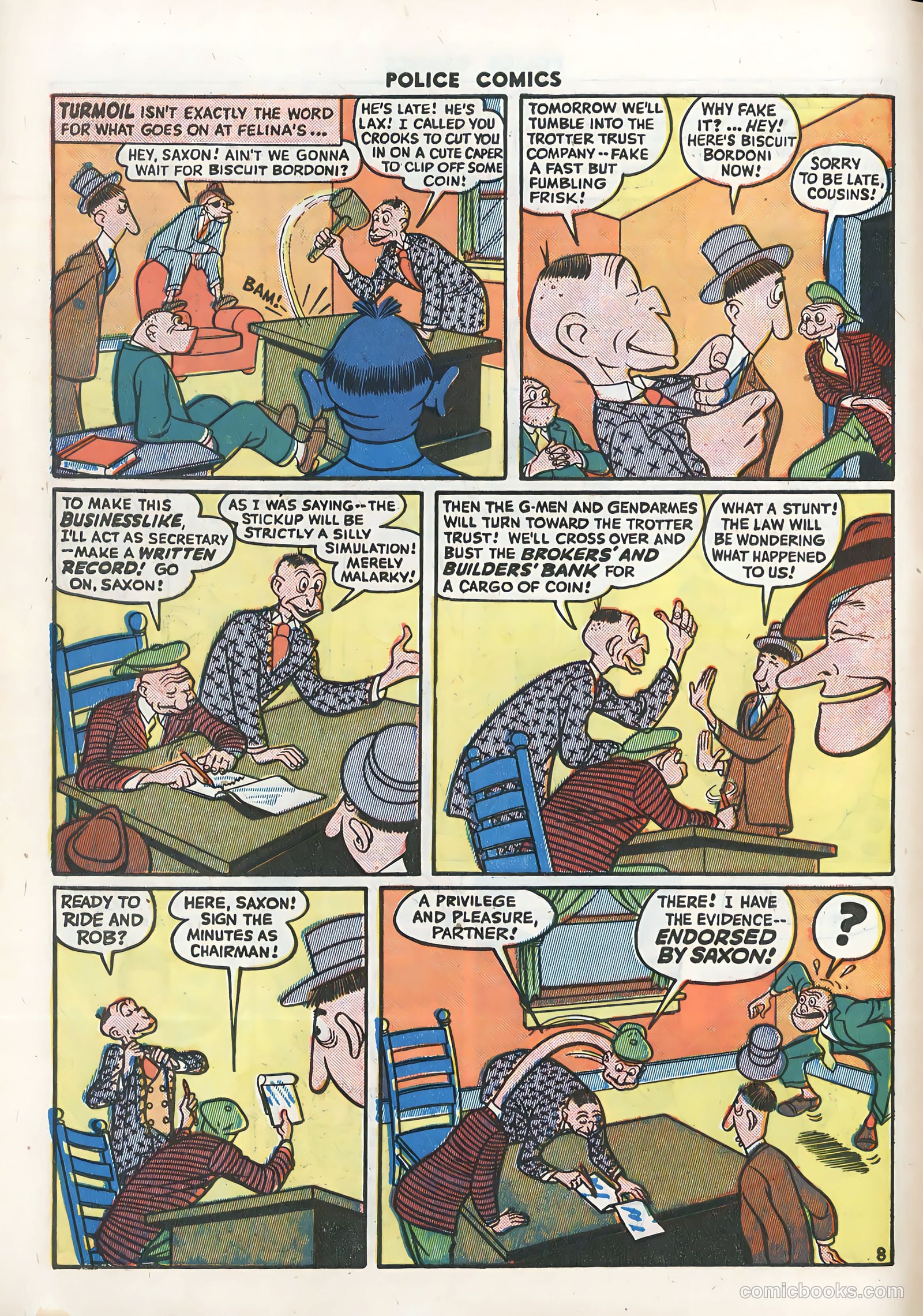Police Comics #37 (1944) — page 10 of 60