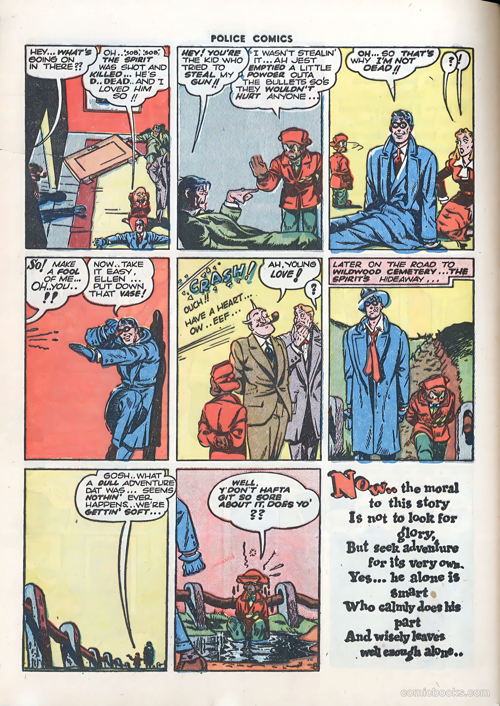 Police Comics #37 (1944) — page 58 of 60