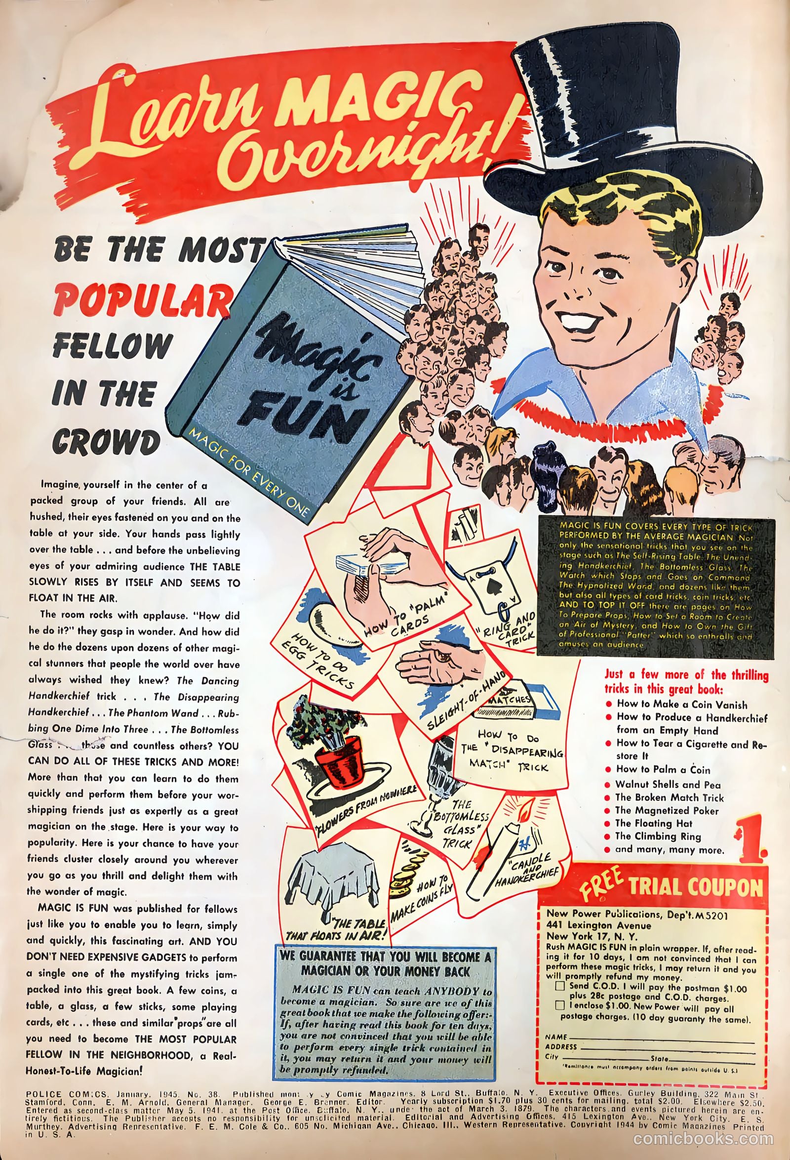 Police Comics #38 (1945) — page 2 of 60