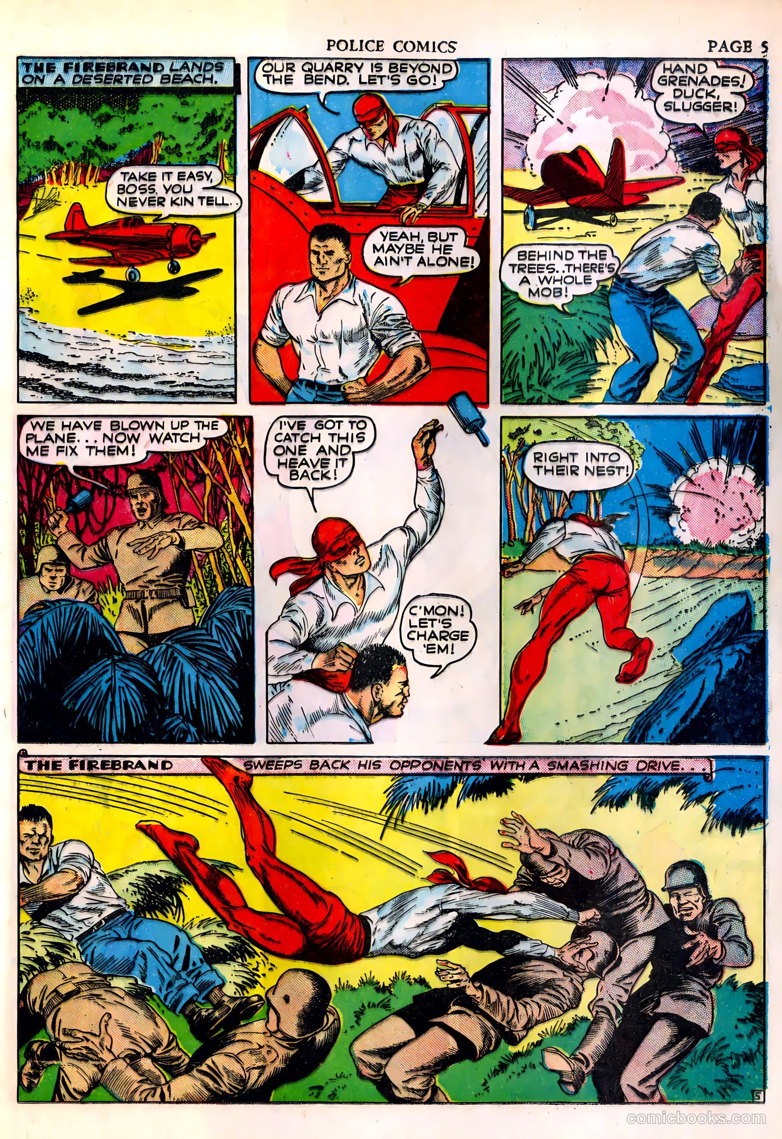 Police Comics #4 (1941) — page 7 of 68
