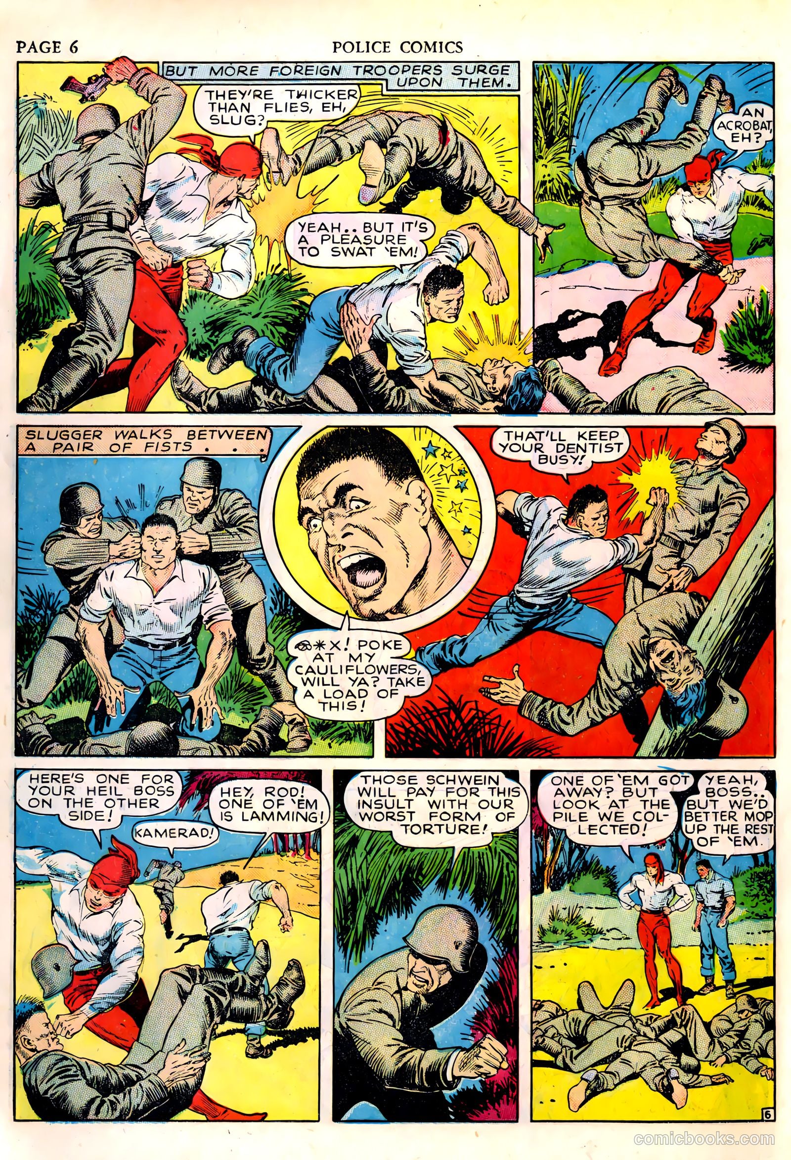 Police Comics #4 (1941) — page 8 of 68