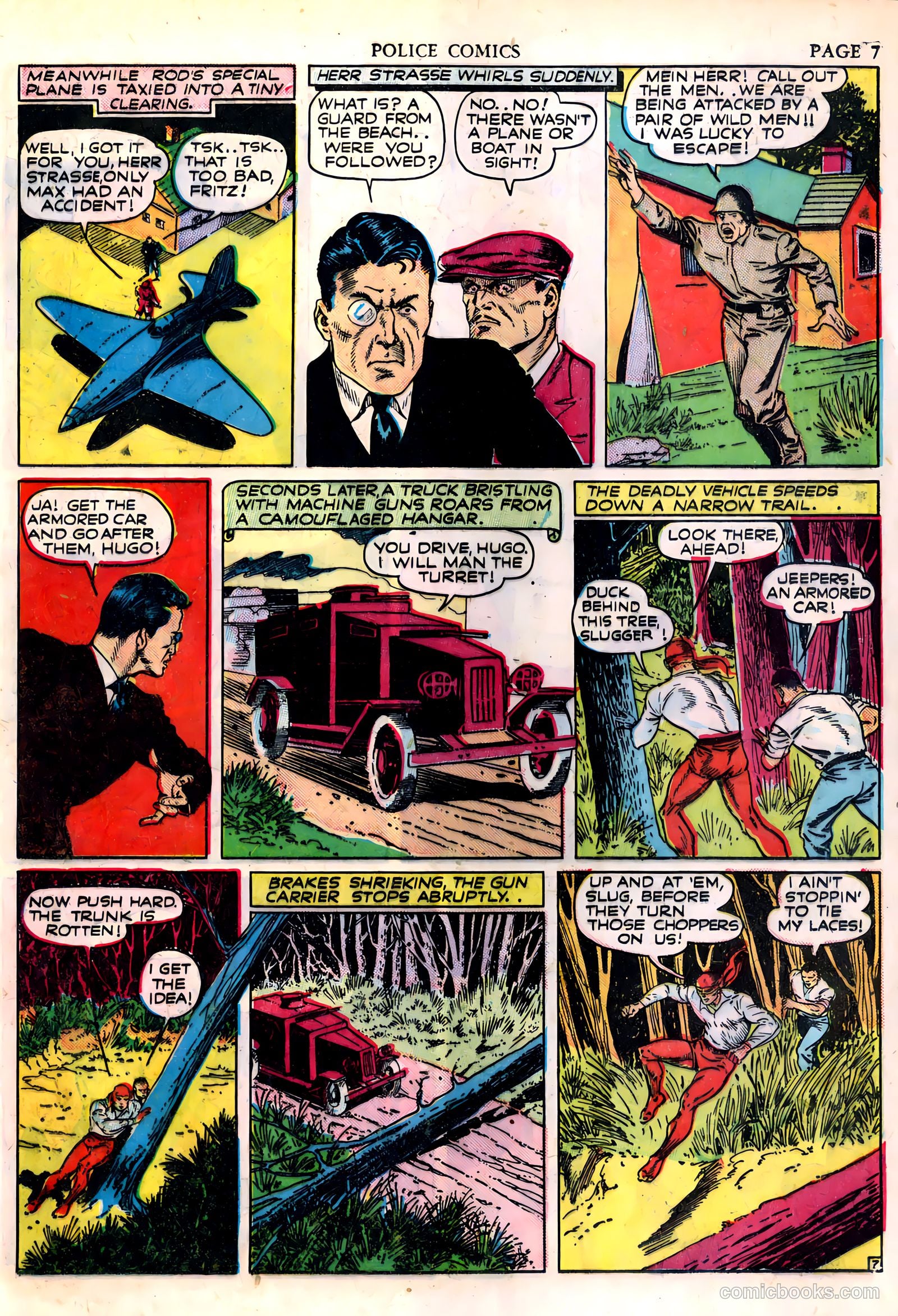 Police Comics #4 (1941) — page 9 of 68