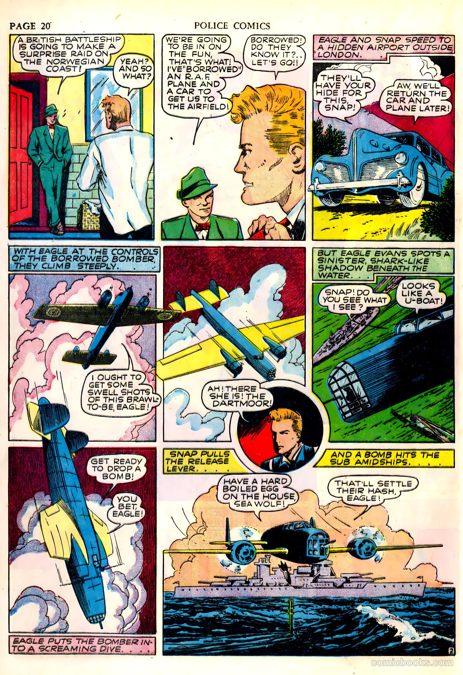 Police Comics #4 (1941) — page 22 of 68