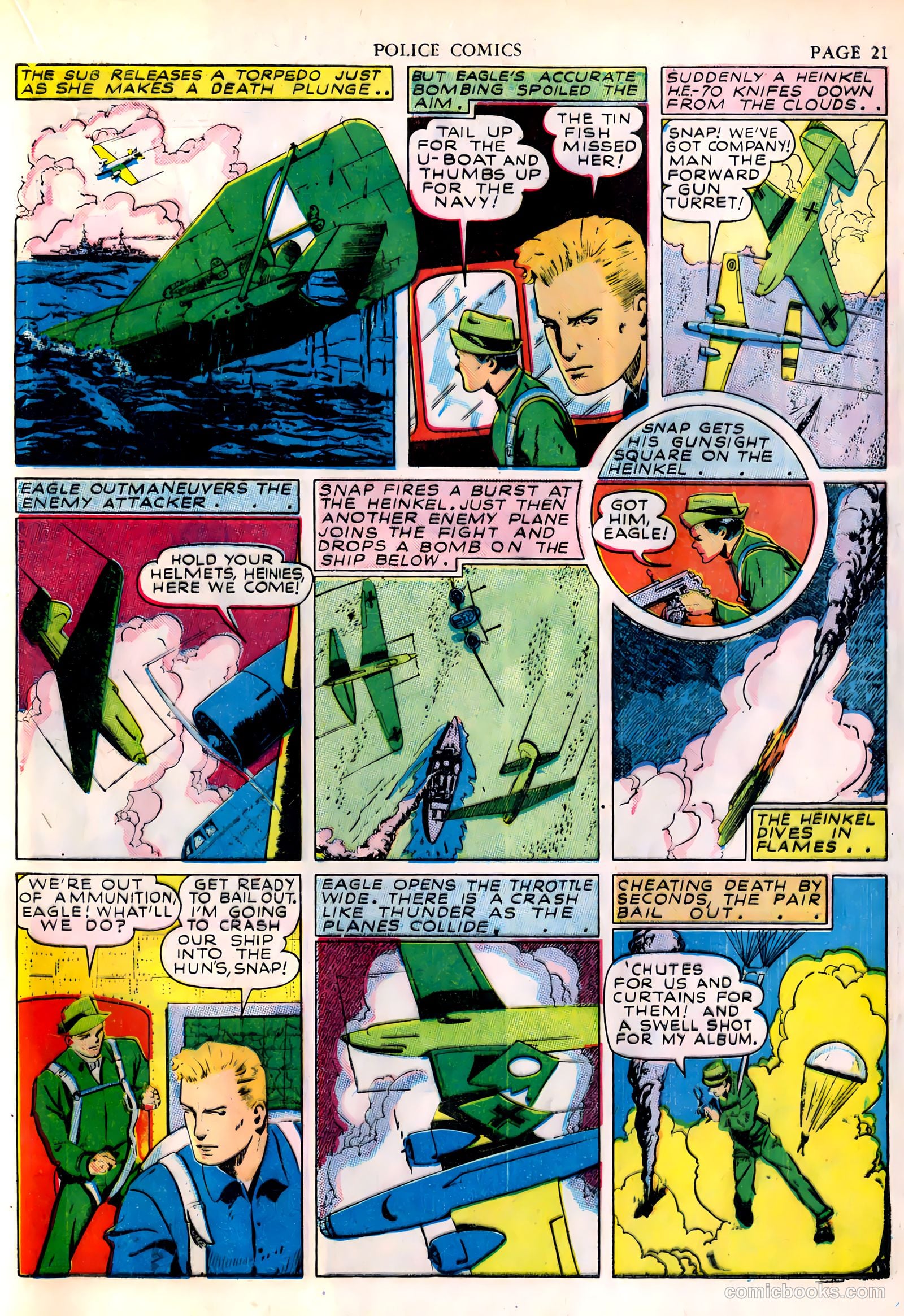 Police Comics #4 (1941) — page 23 of 68