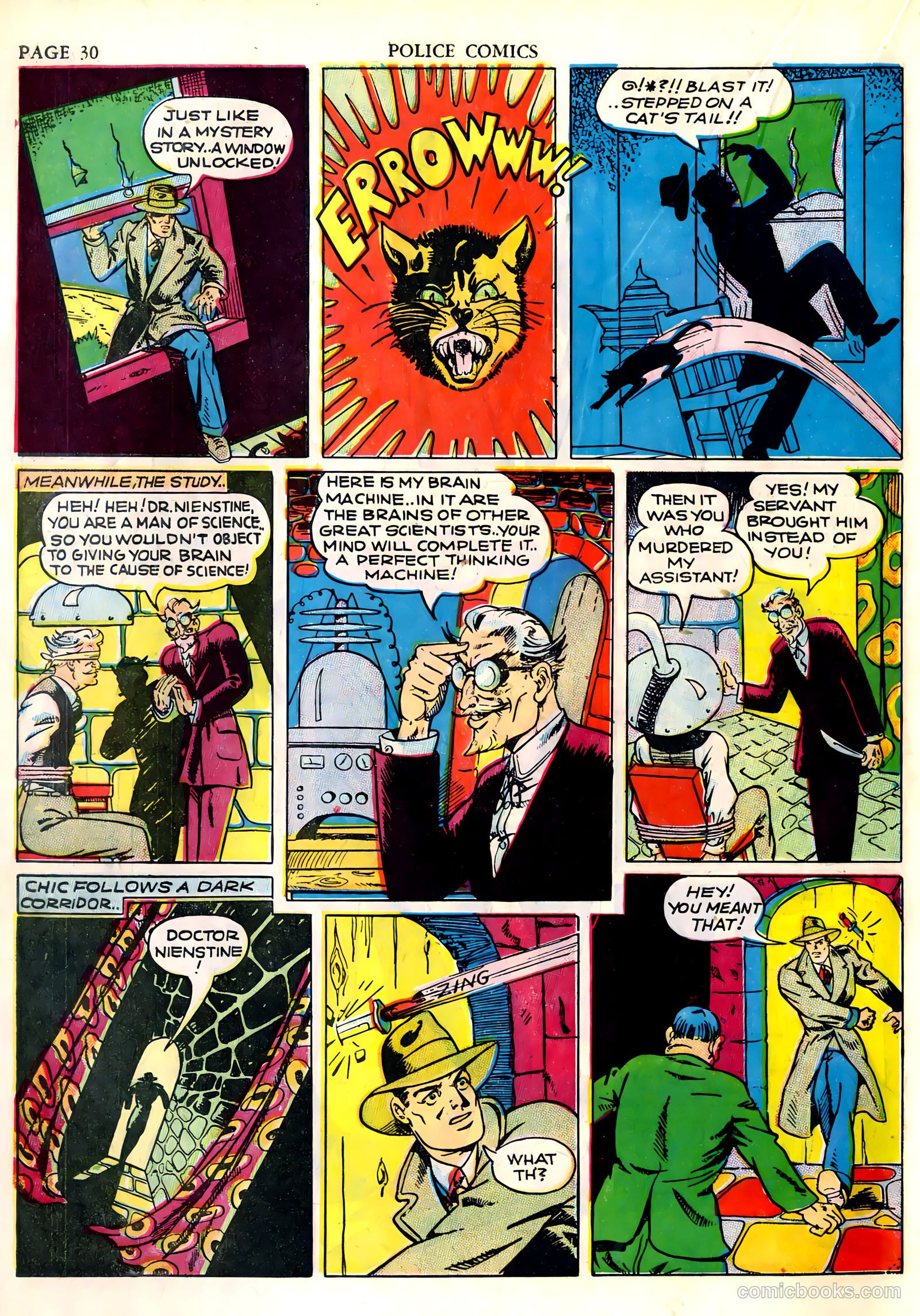 Police Comics #4 (1941) — page 32 of 68