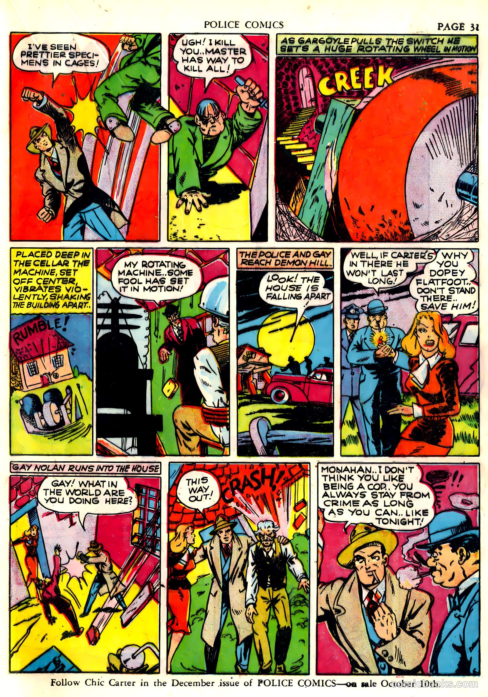 Police Comics #4 (1941) — page 33 of 68