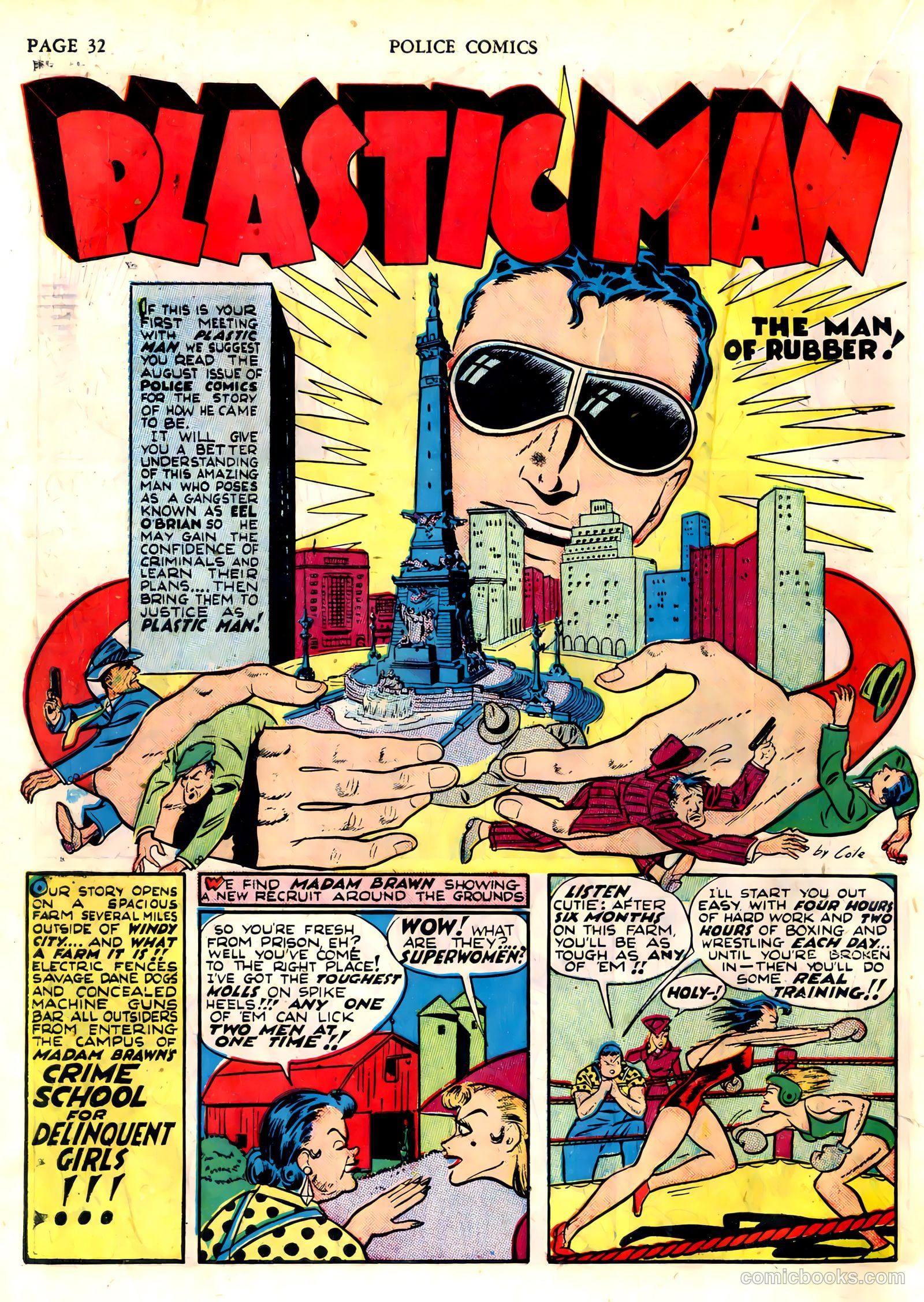 Police Comics #4 (1941) — page 34 of 68