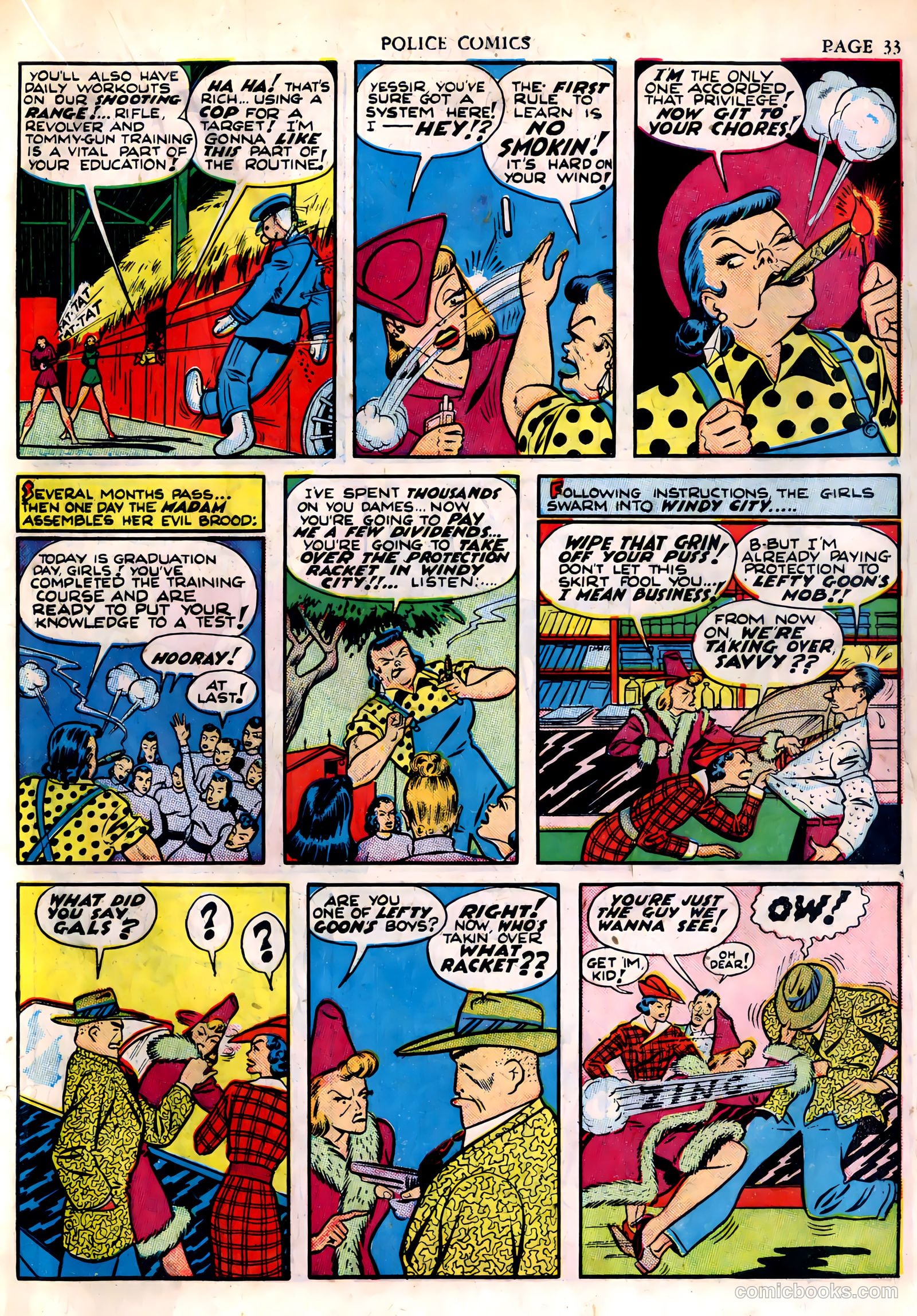 Police Comics #4 (1941) — page 35 of 68