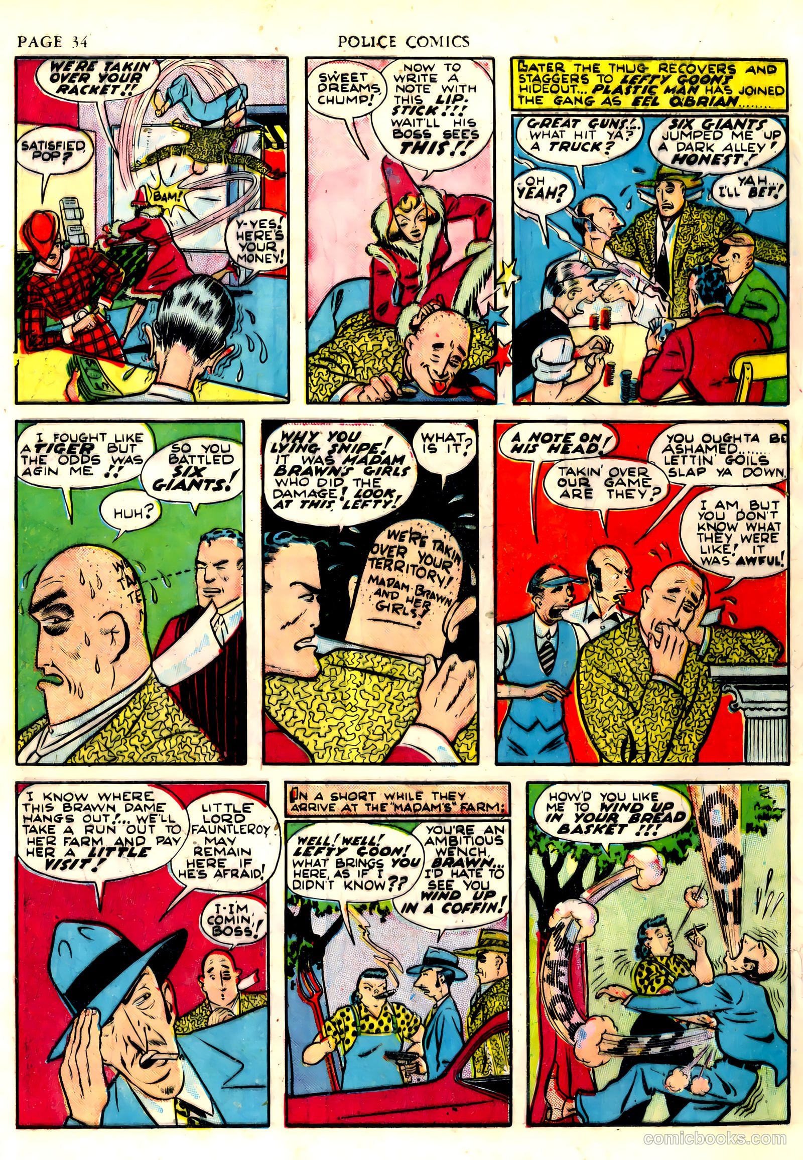 Police Comics #4 (1941) — page 36 of 68