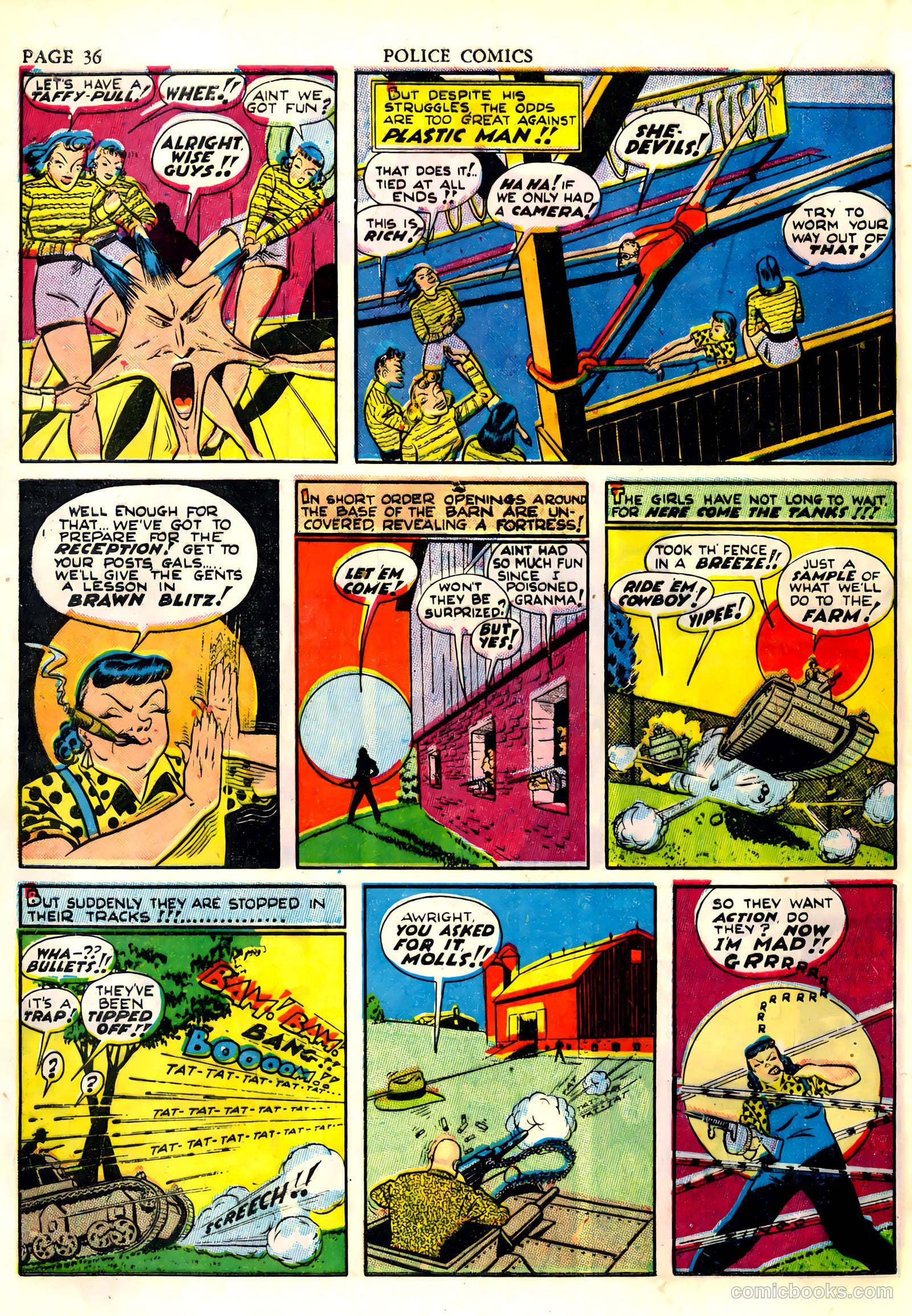 Police Comics #4 (1941) — page 38 of 68