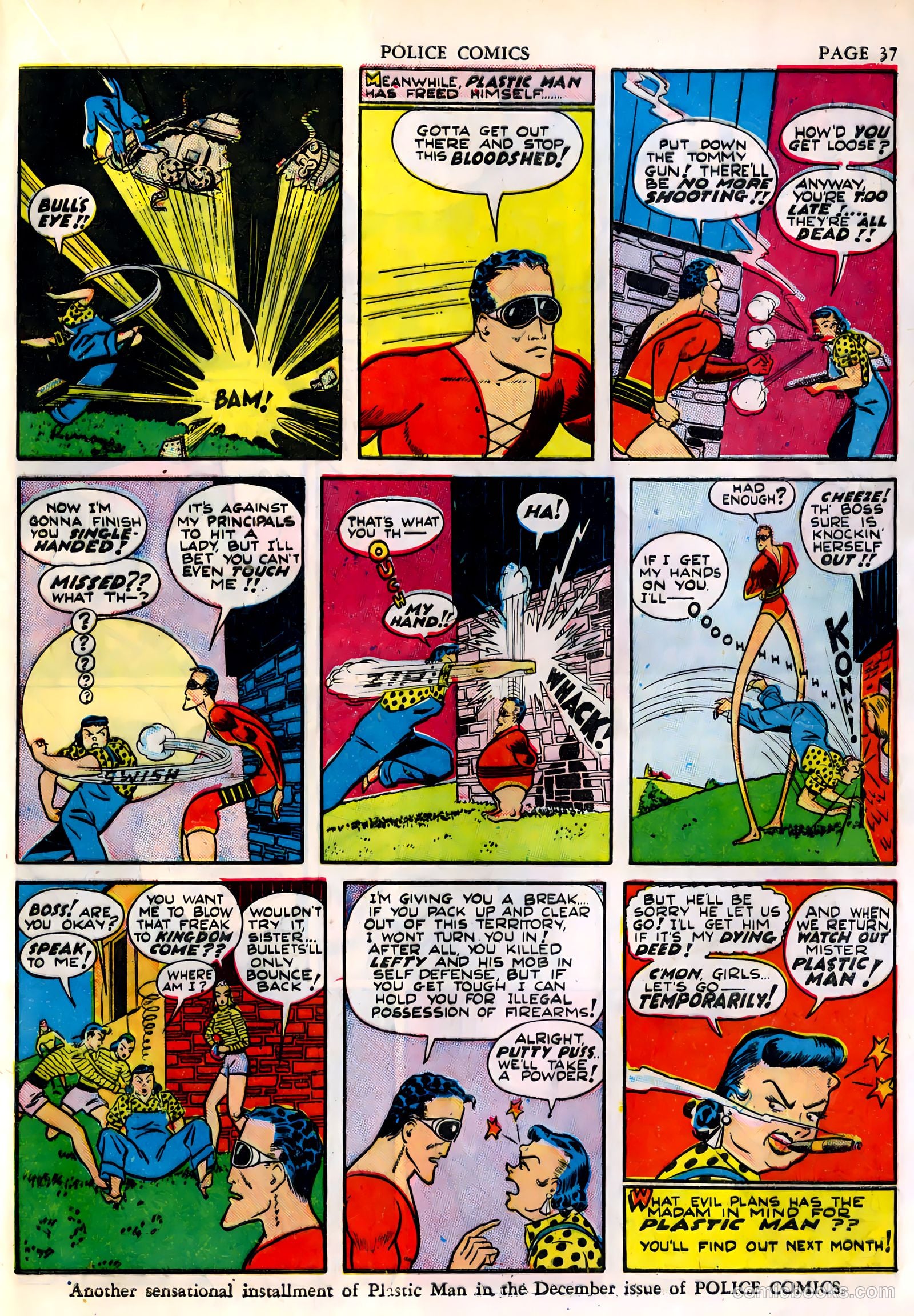 Police Comics #4 (1941) — page 39 of 68