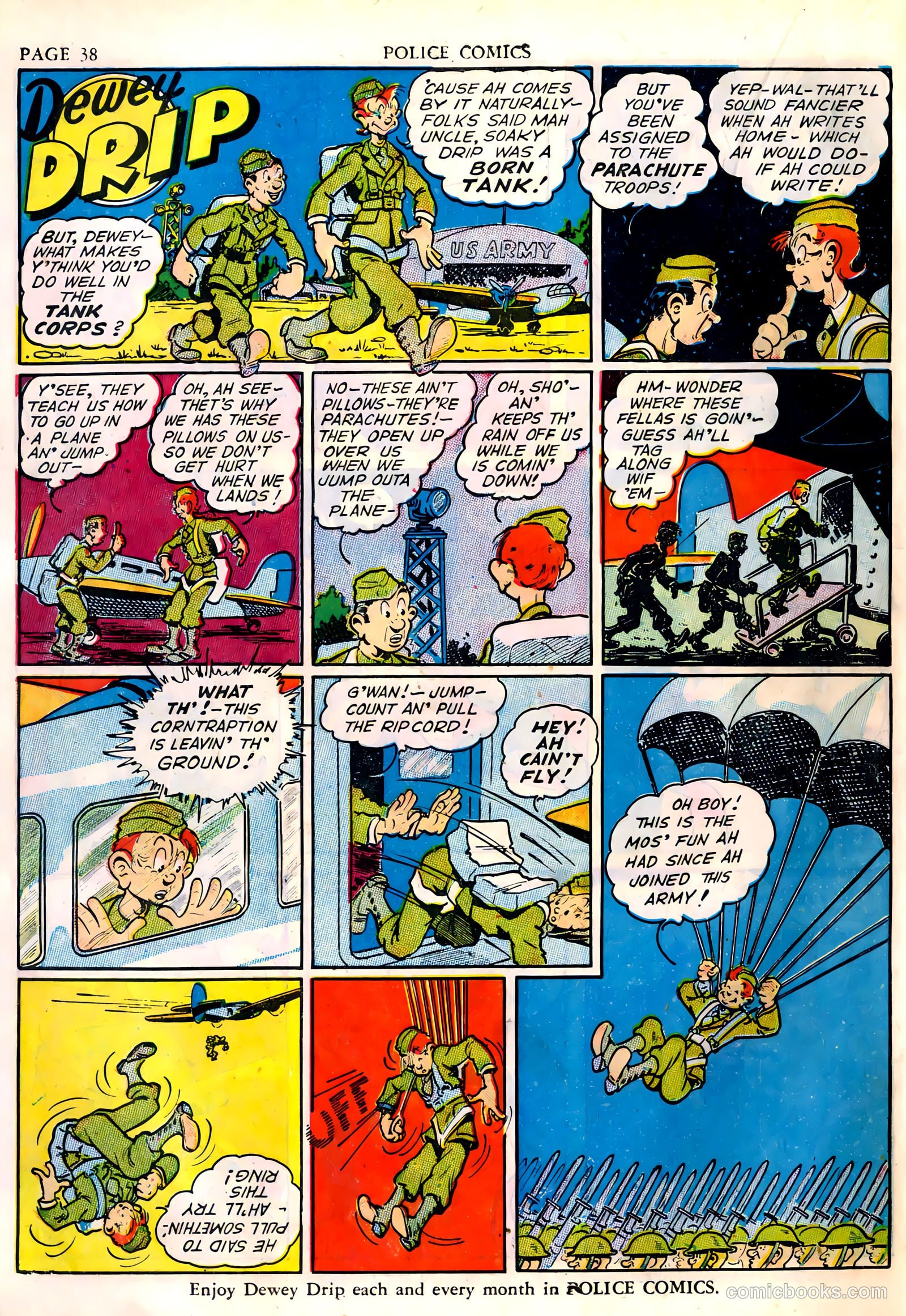 Police Comics #4 (1941) — page 40 of 68