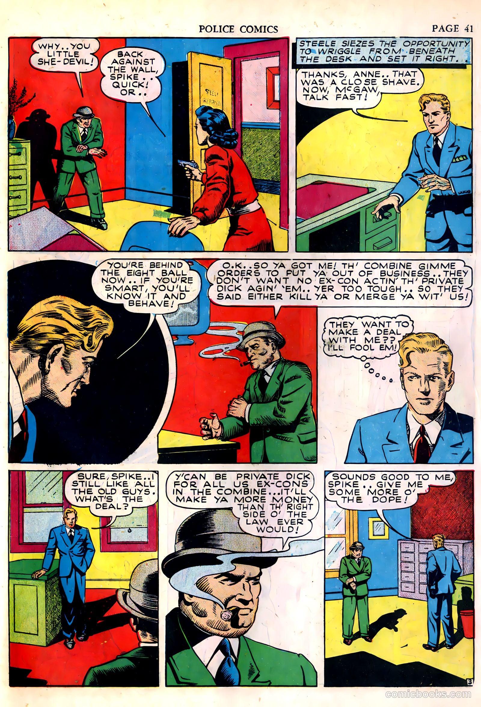 Police Comics #4 (1941) — page 43 of 68