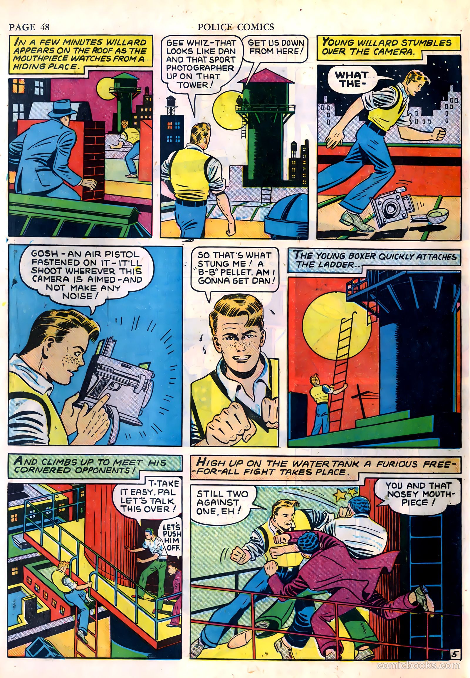 Police Comics #4 (1941) — page 50 of 68