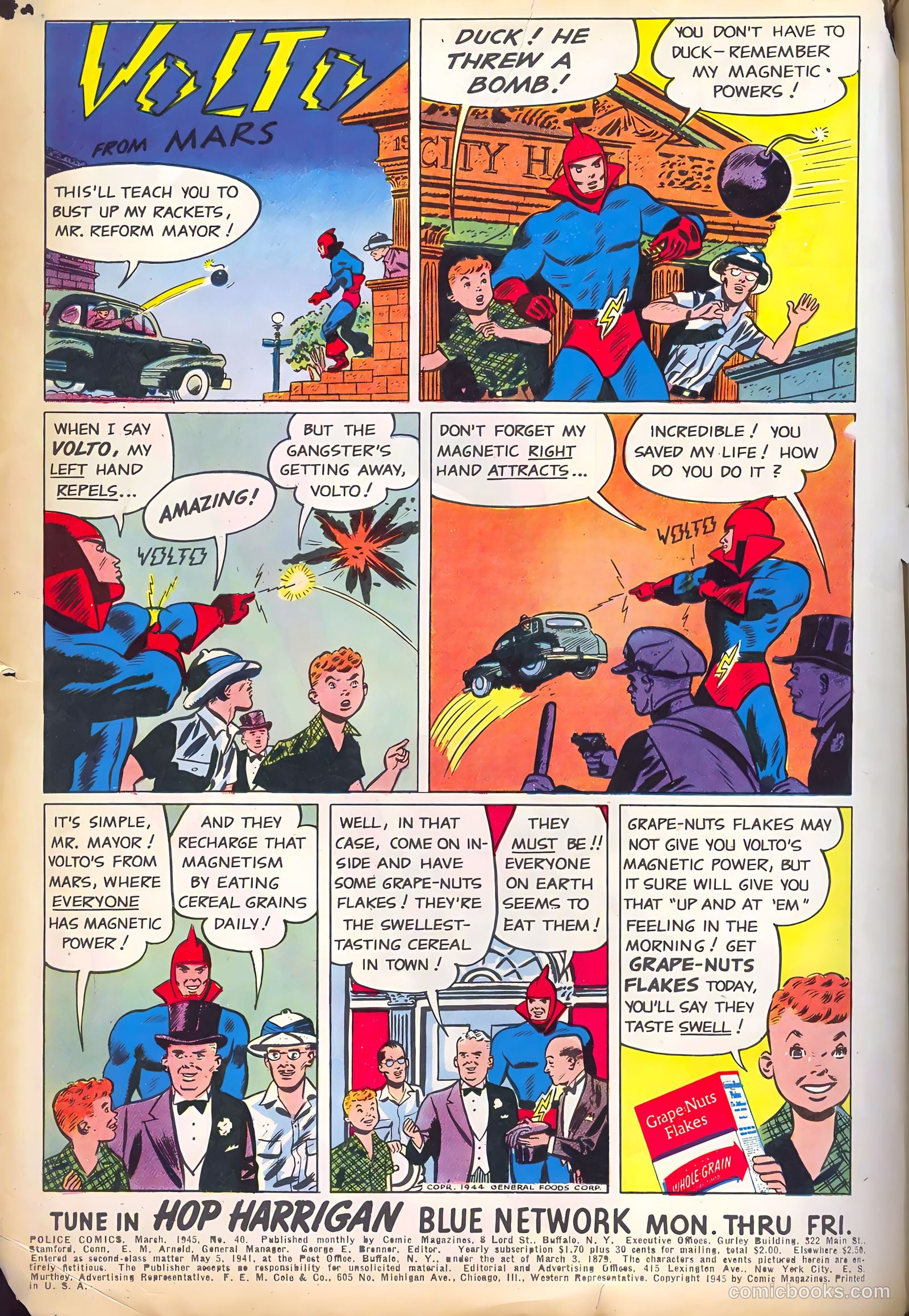 Police Comics #40 (1945) — page 2 of 61