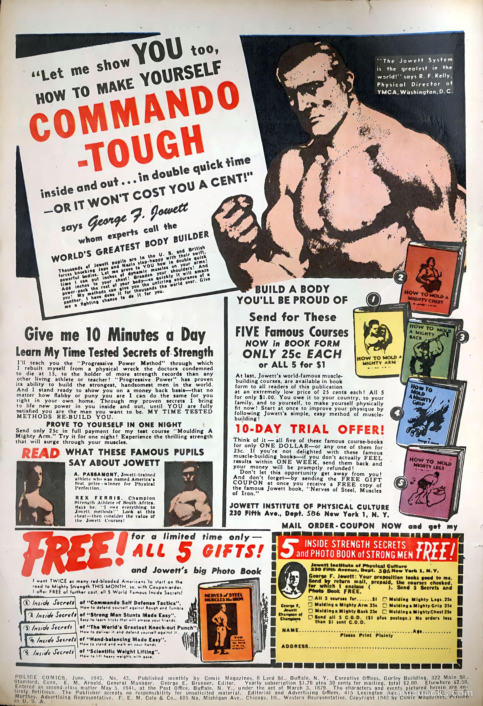 Police Comics #43 (1945) — page 2 of 60