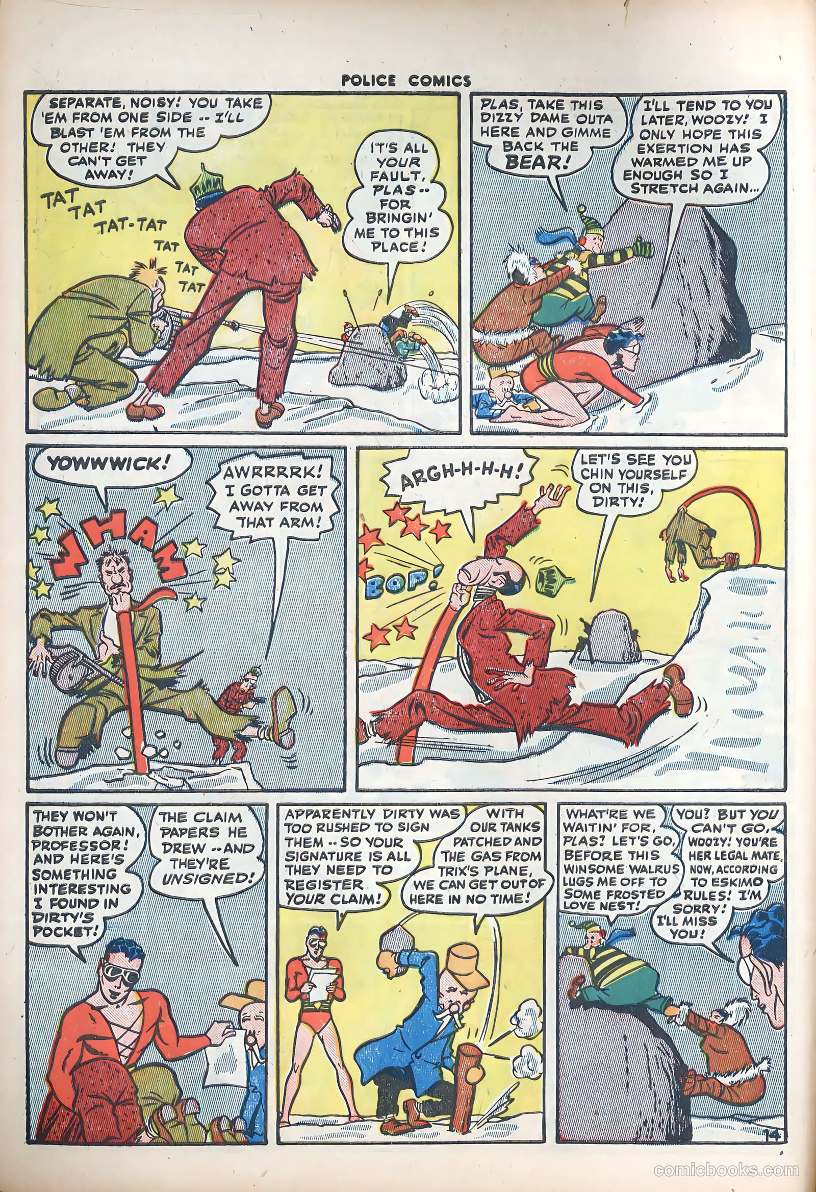 Police Comics #43 (1945) — page 16 of 60