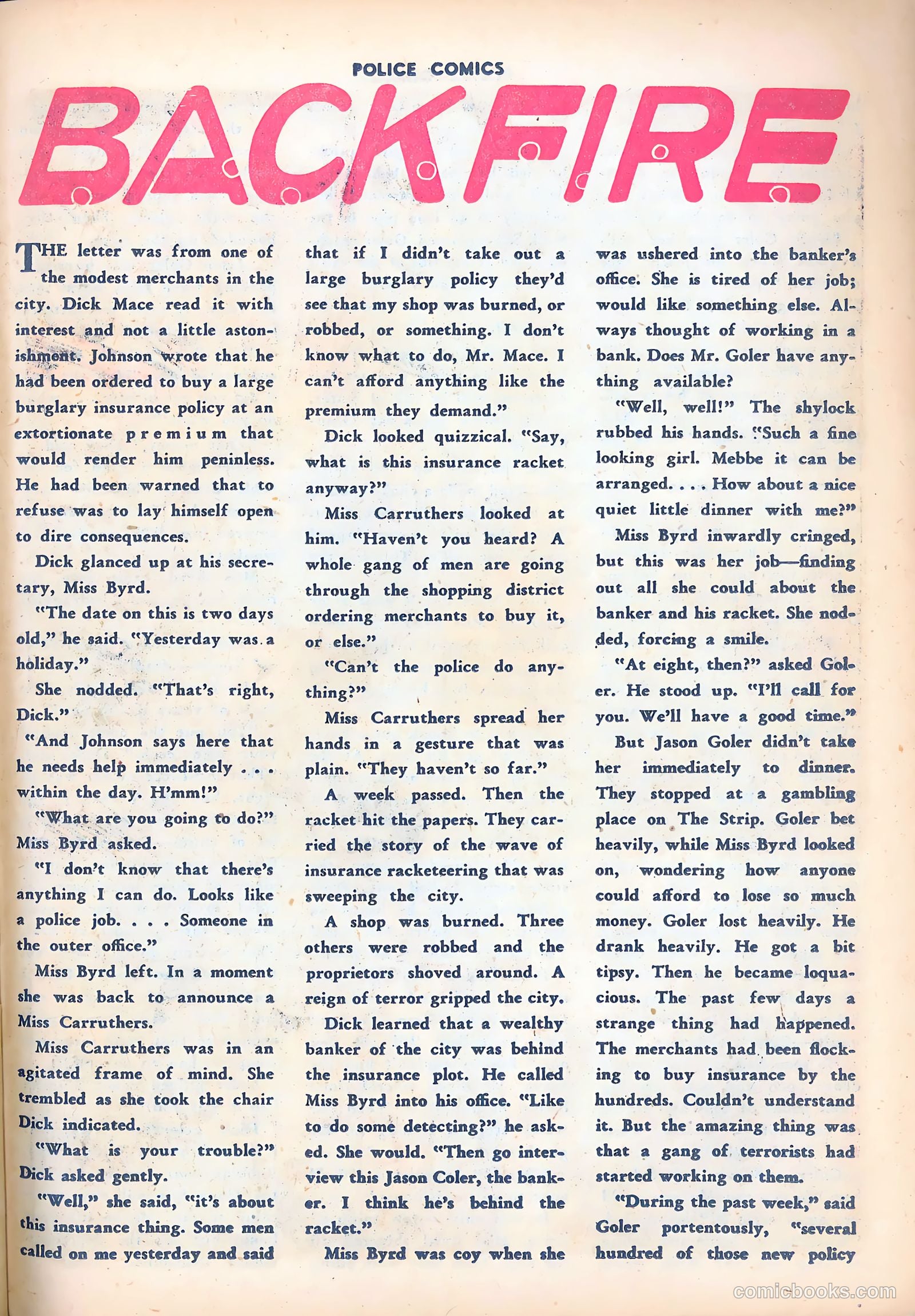 Police Comics #44 (1945) — page 43 of 60