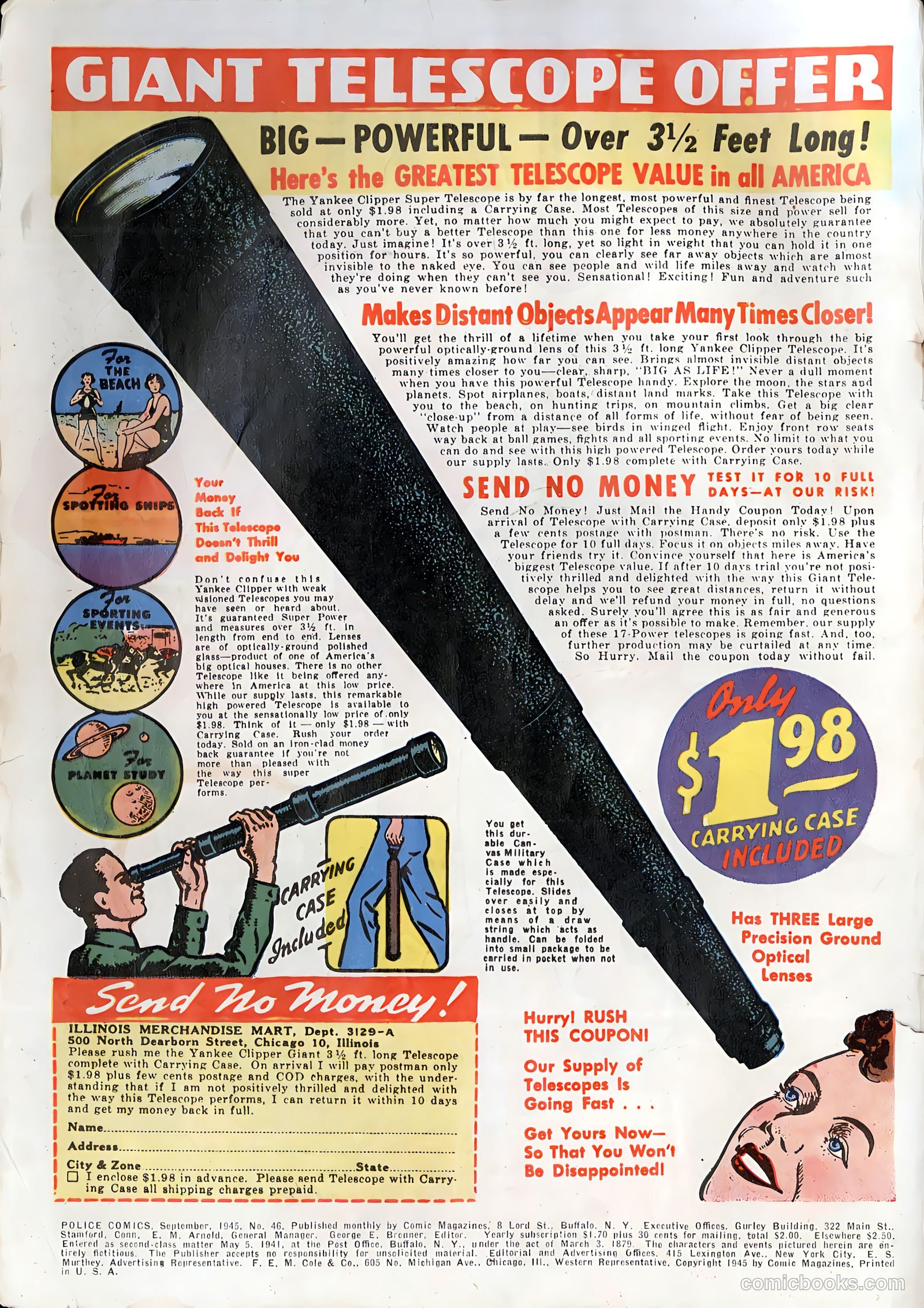Police Comics #46 (1945) — page 3 of 61