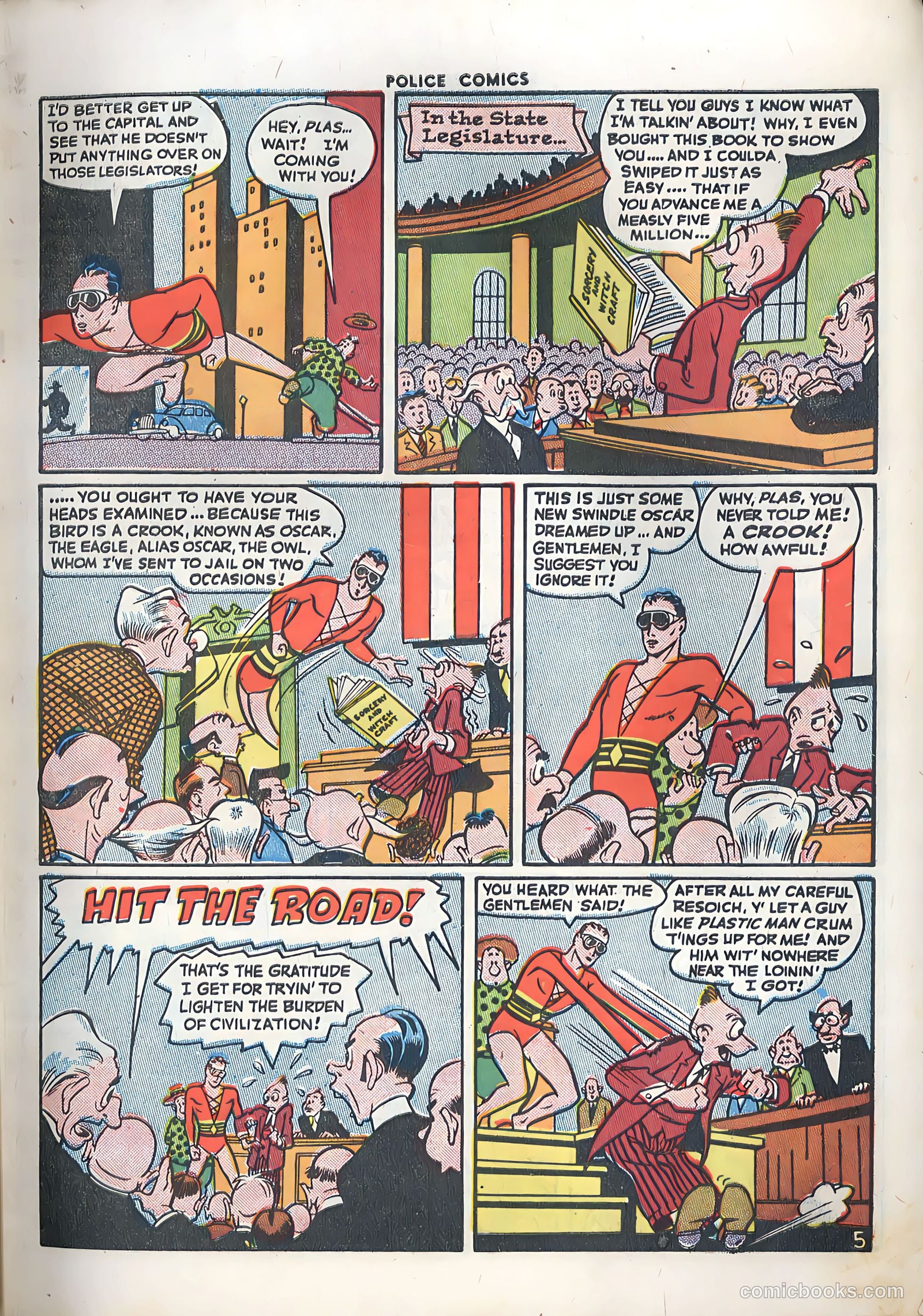 Police Comics #46 (1945) — page 8 of 61
