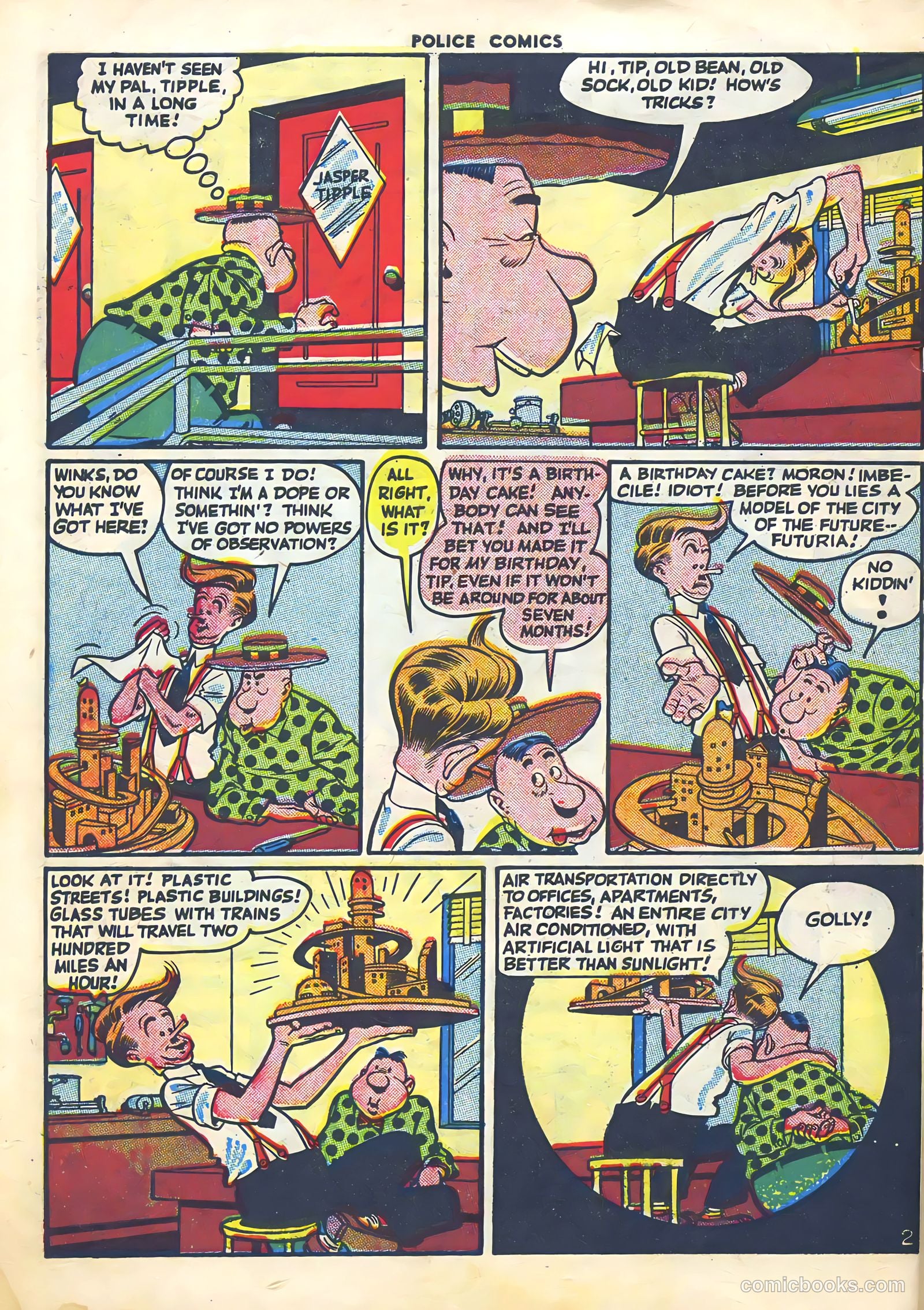 Police Comics #48 (1945) — page 4 of 60