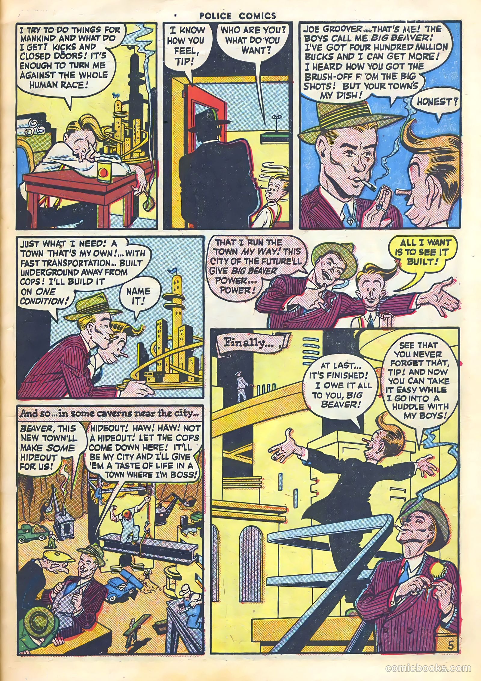 Police Comics #48 (1945) — page 7 of 60