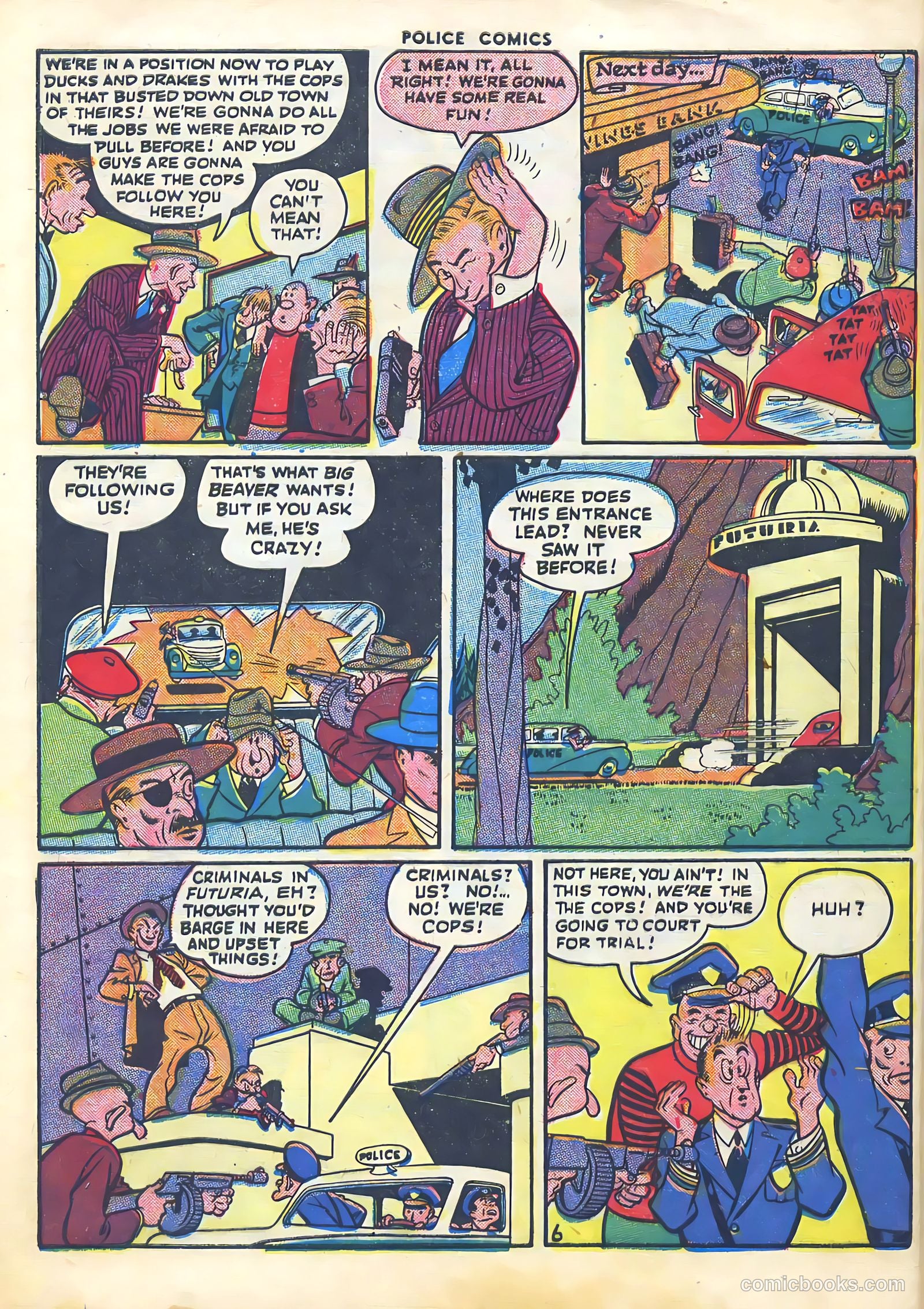 Police Comics #48 (1945) — page 8 of 60