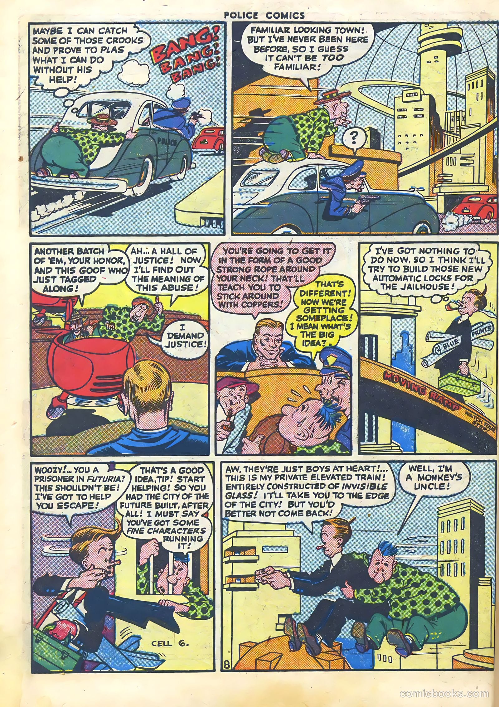 Police Comics #48 (1945) — page 10 of 60