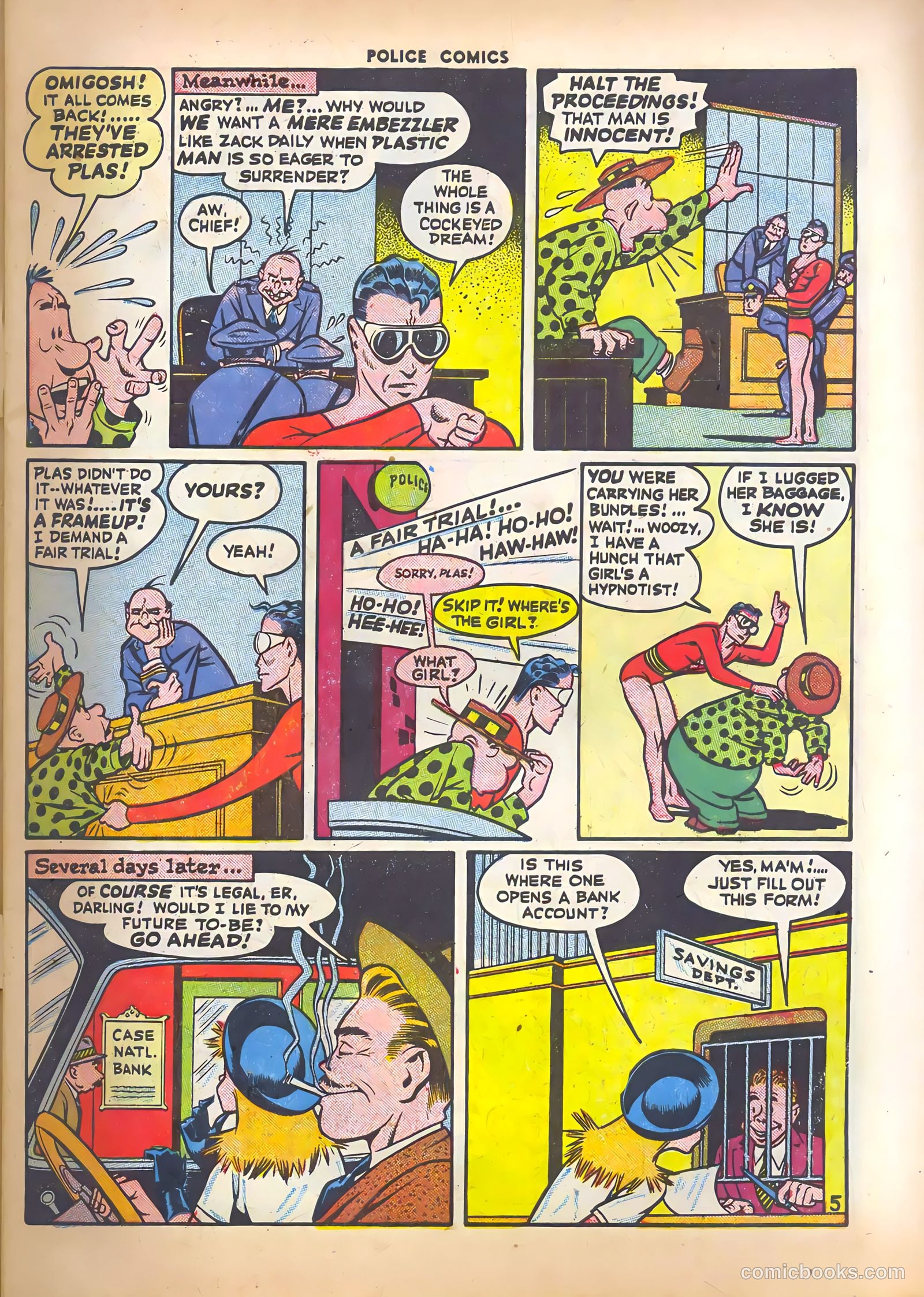 Police Comics #49 (1945) — page 7 of 60