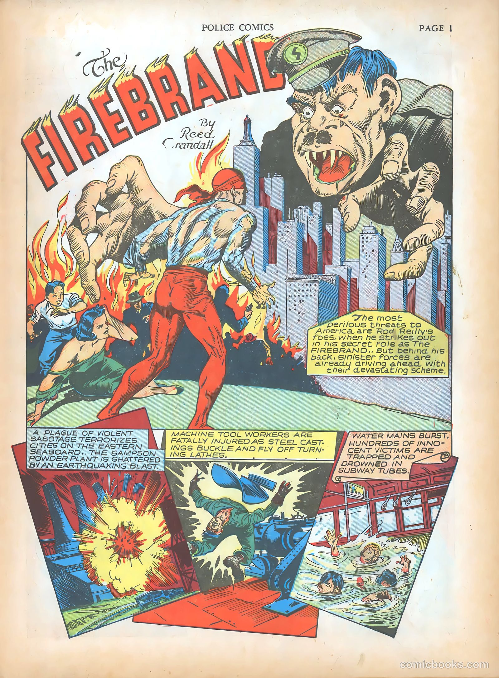 Police Comics #5 (1941) — page 3 of 68