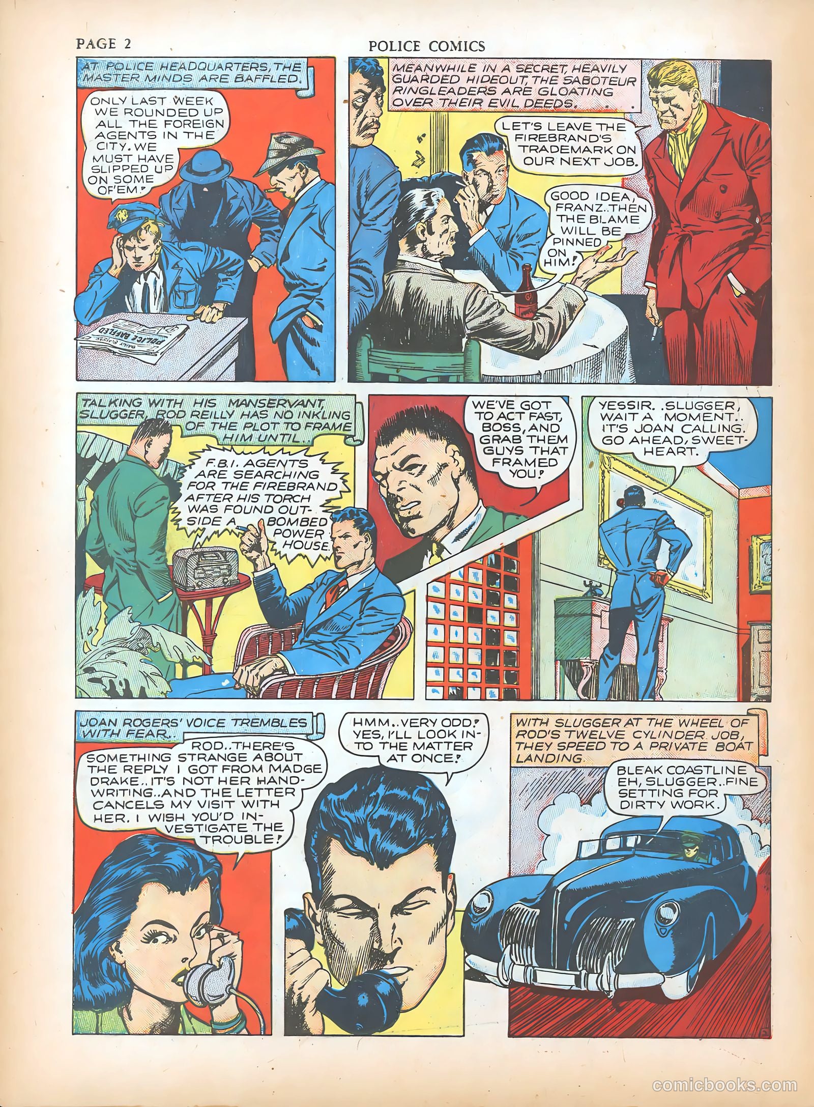 Police Comics #5 (1941) — page 4 of 68