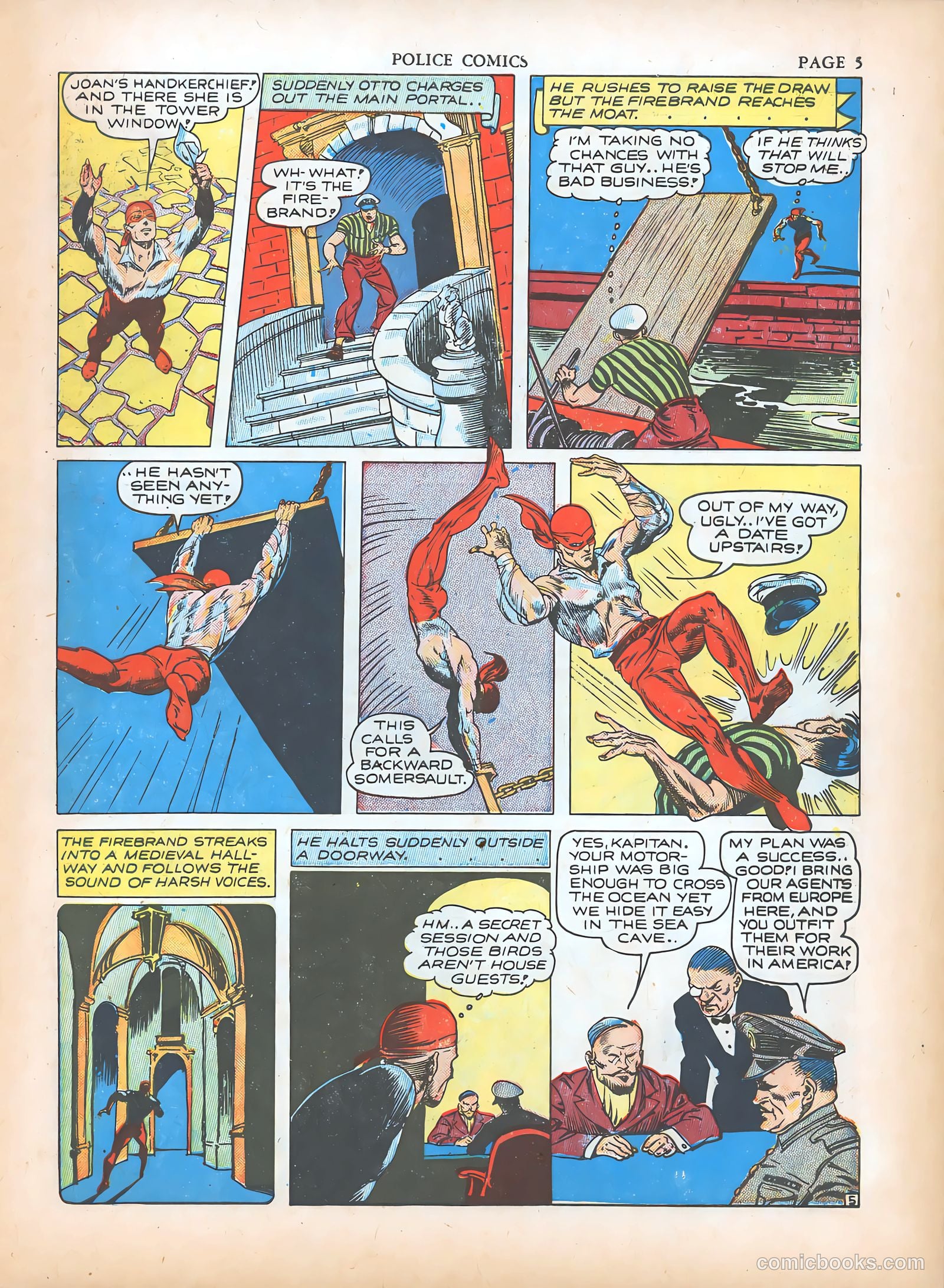 Police Comics #5 (1941) — page 7 of 68