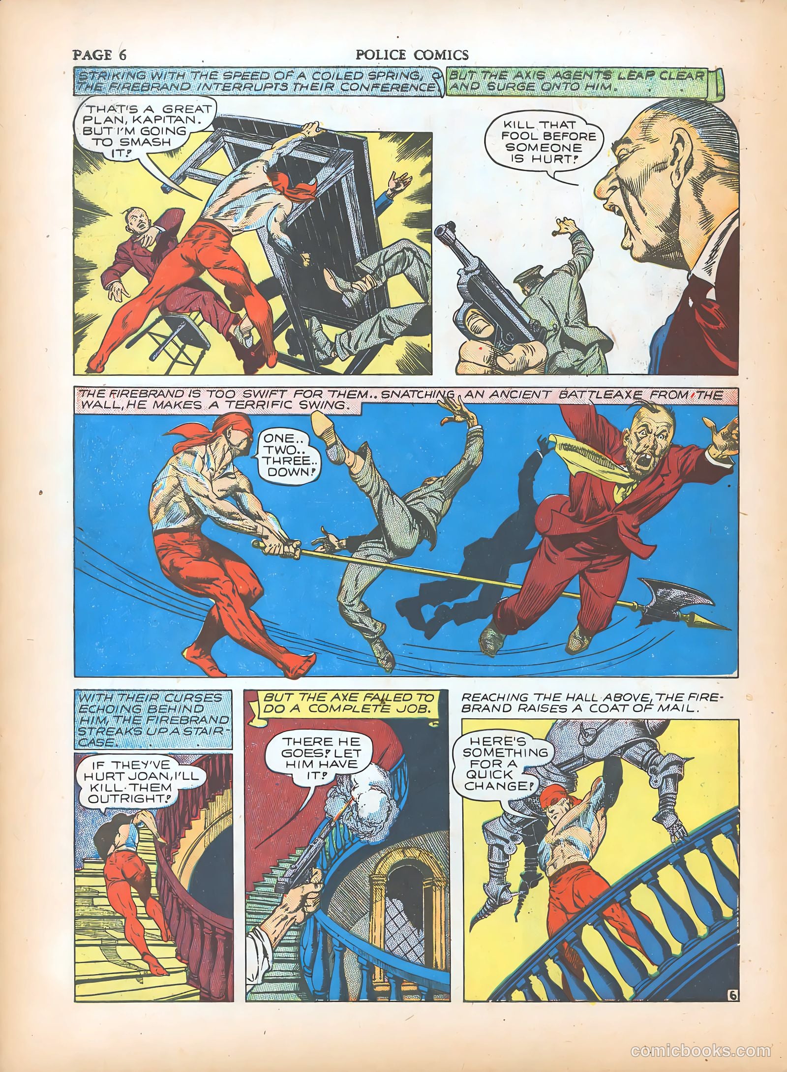 Police Comics #5 (1941) — page 8 of 68