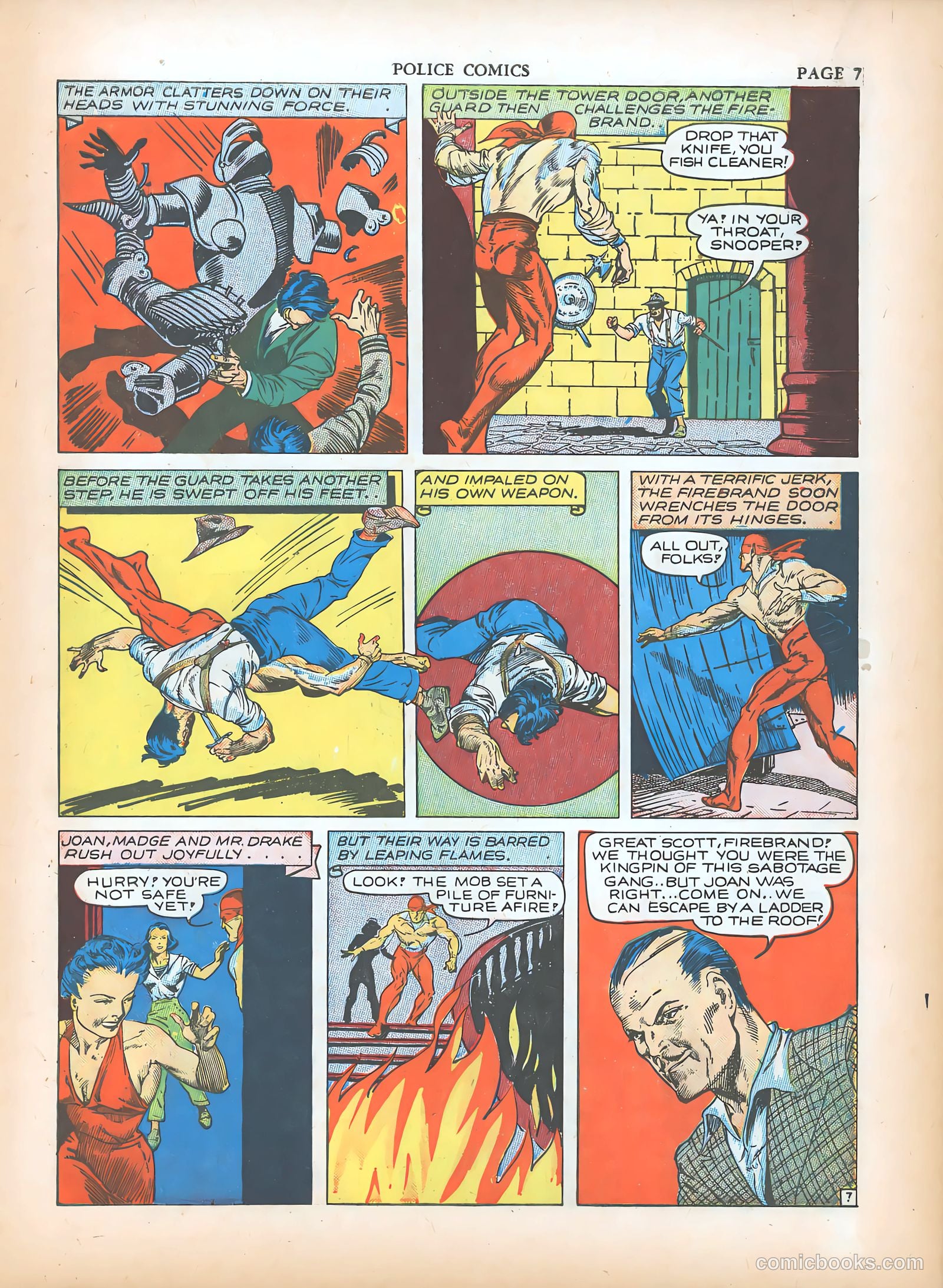 Police Comics #5 (1941) — page 9 of 68