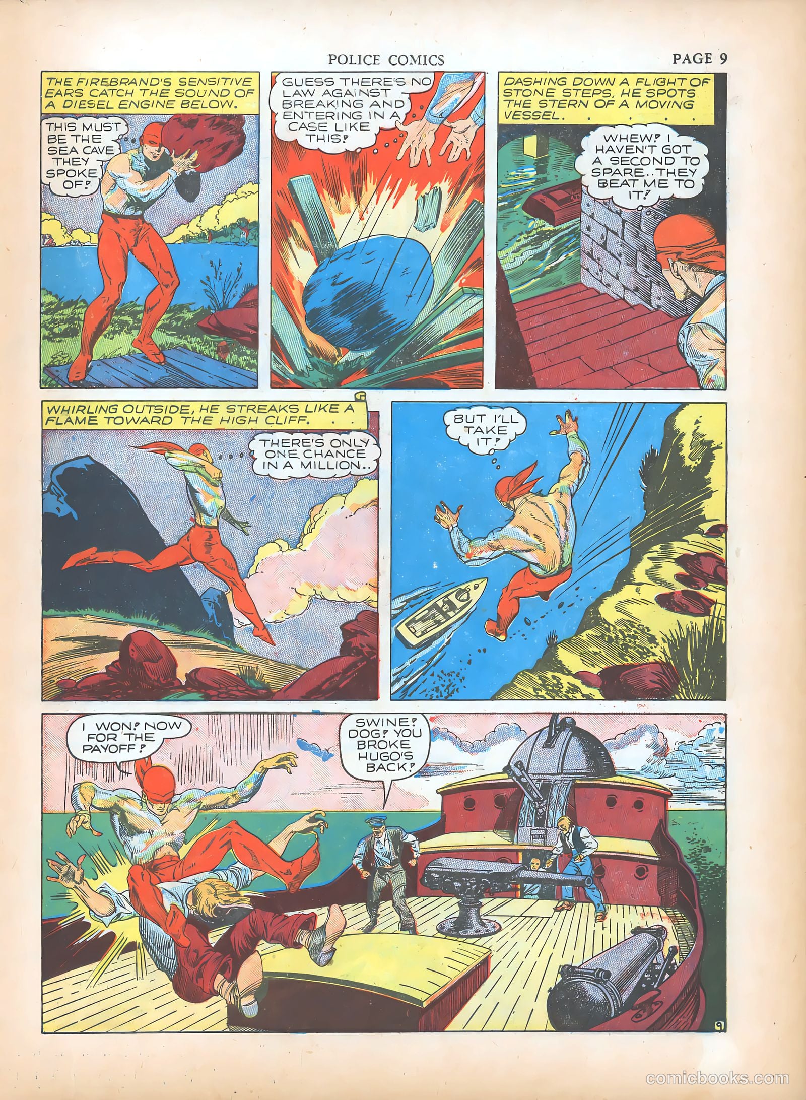Police Comics #5 (1941) — page 11 of 68