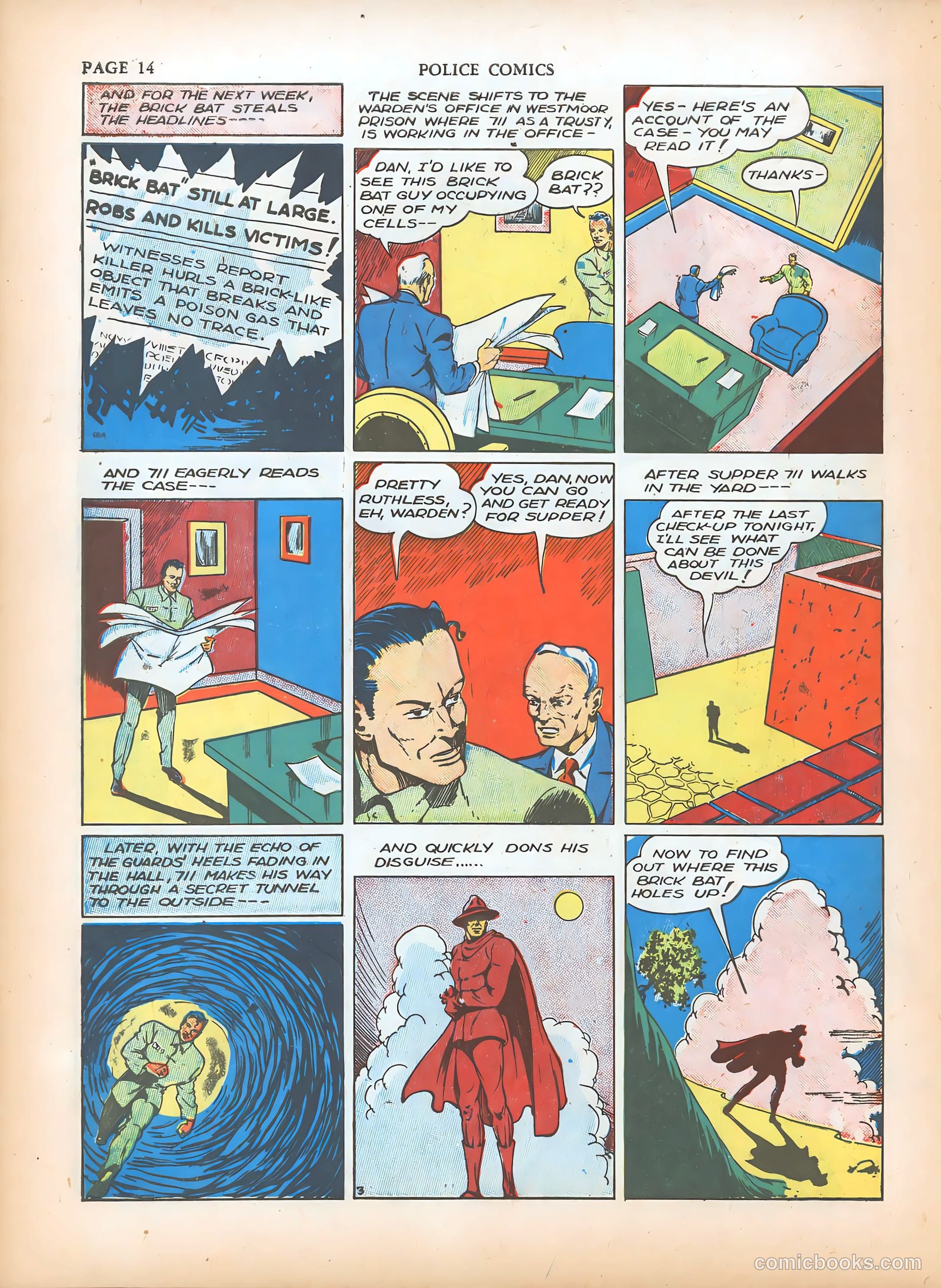 Police Comics #5 (1941) — page 16 of 68