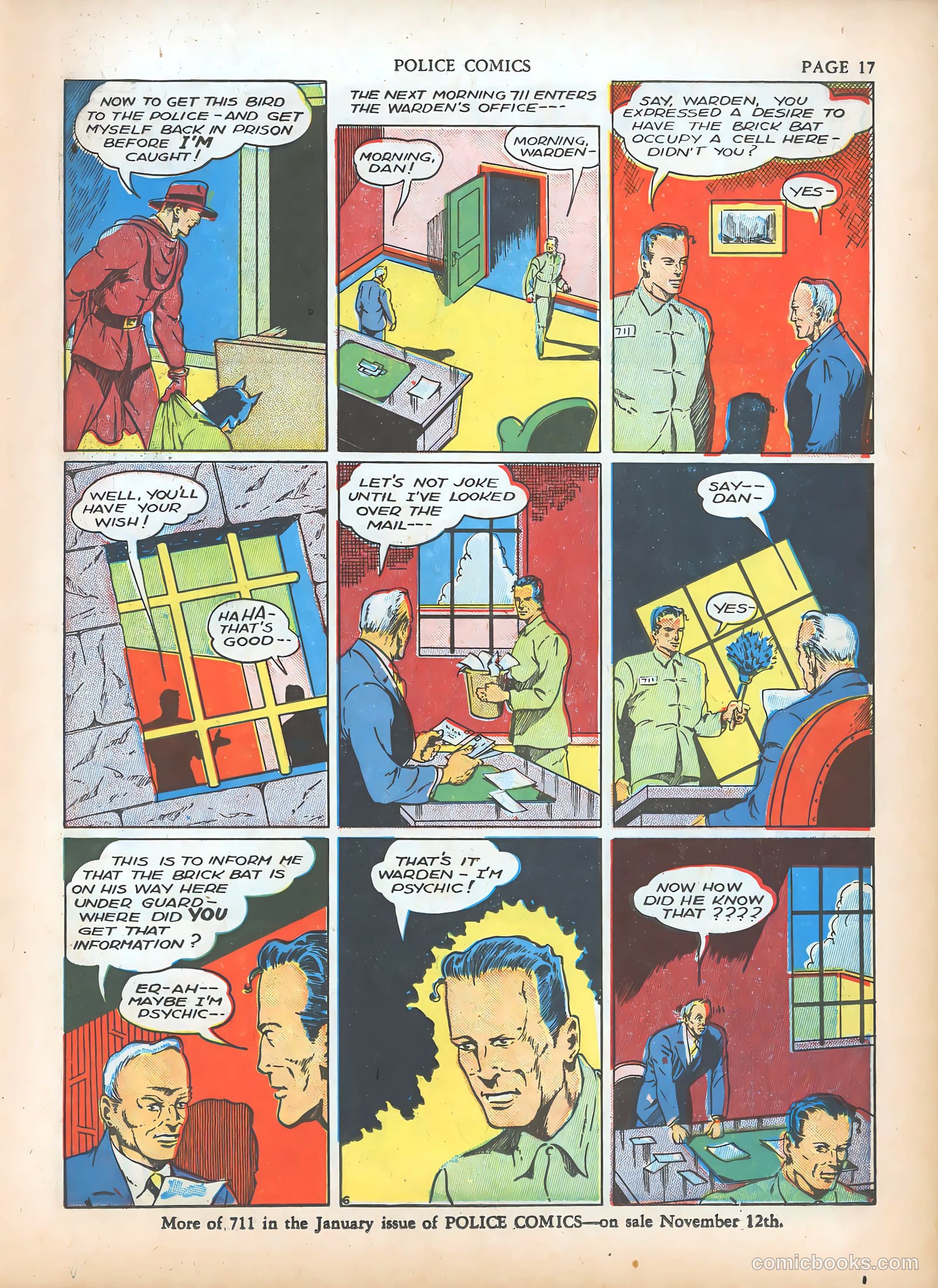 Police Comics #5 (1941) — page 19 of 68