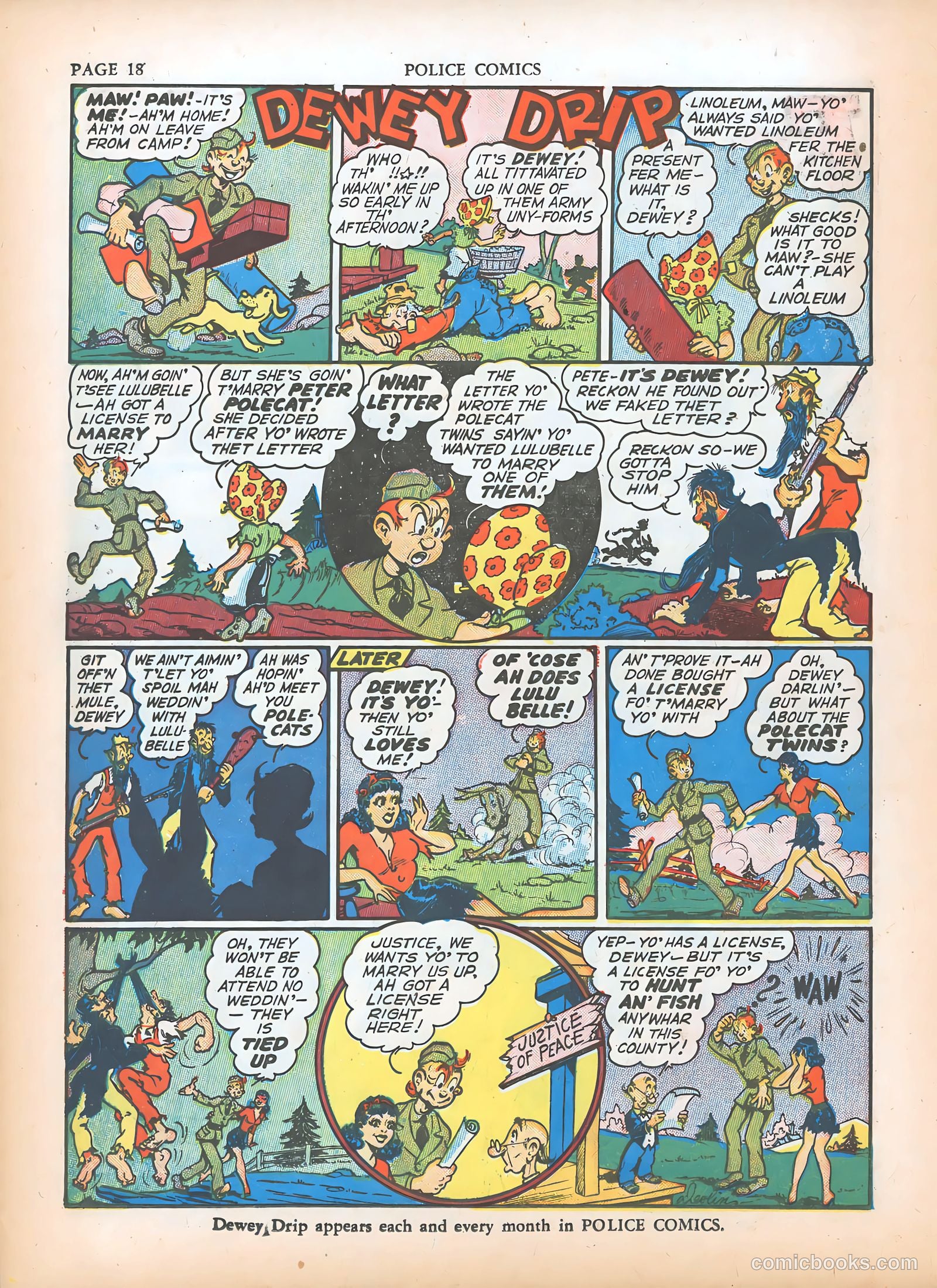 Police Comics #5 (1941) — page 20 of 68