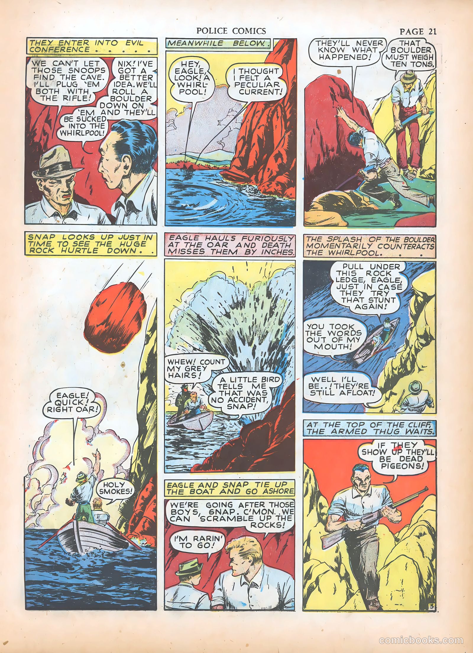 Police Comics #5 (1941) — page 23 of 68