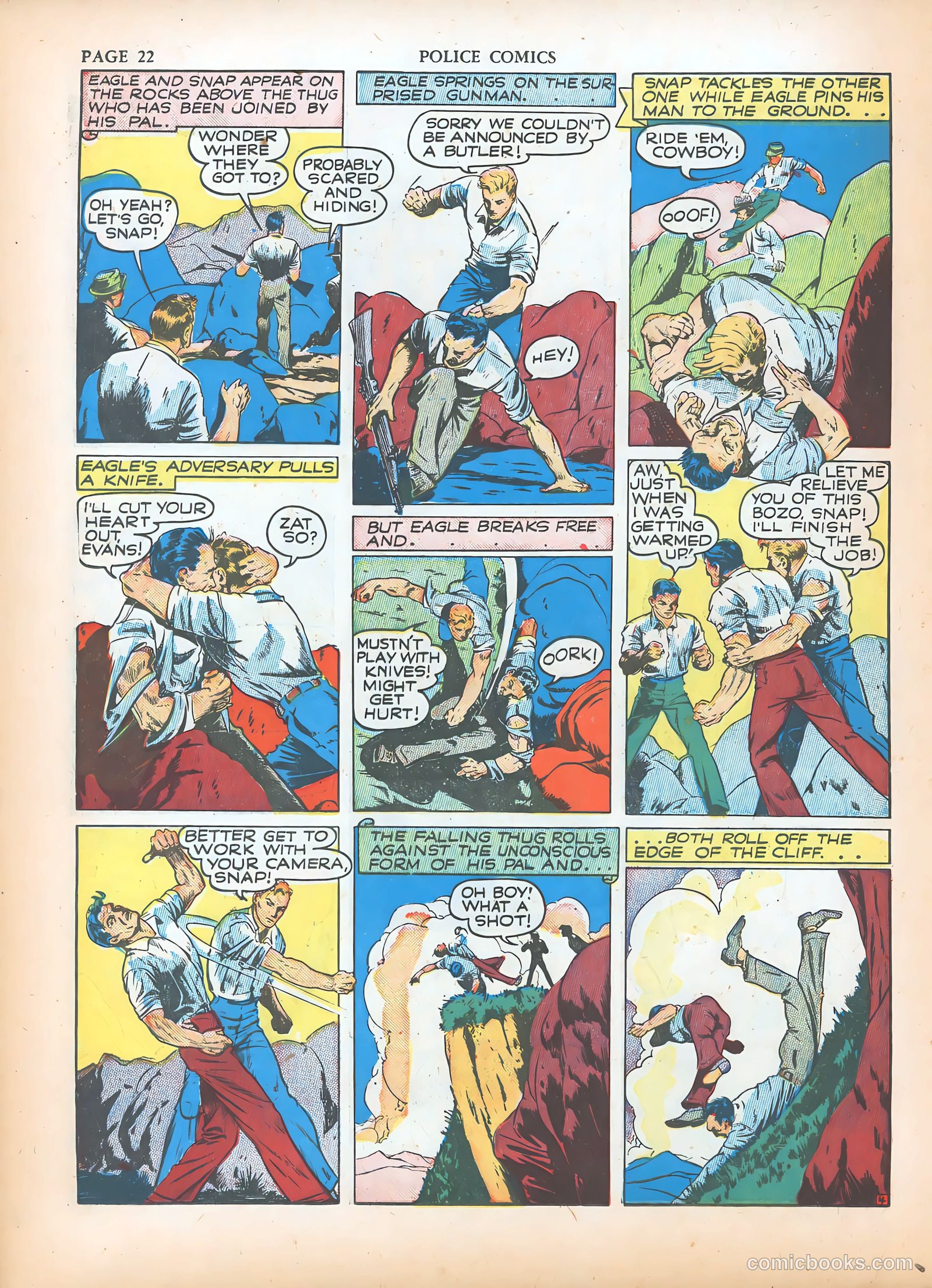 Police Comics #5 (1941) — page 24 of 68