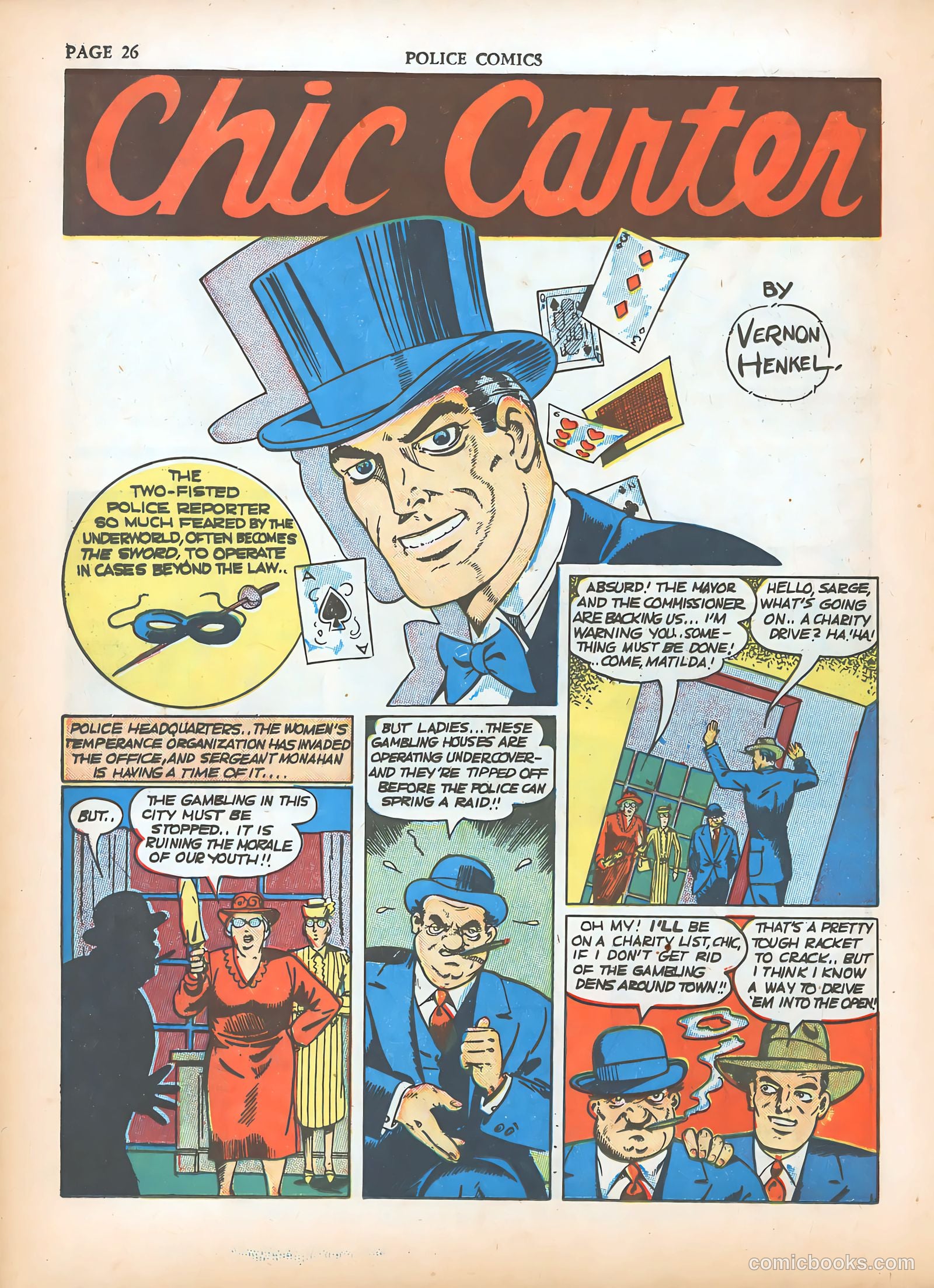 Police Comics #5 (1941) — page 28 of 68