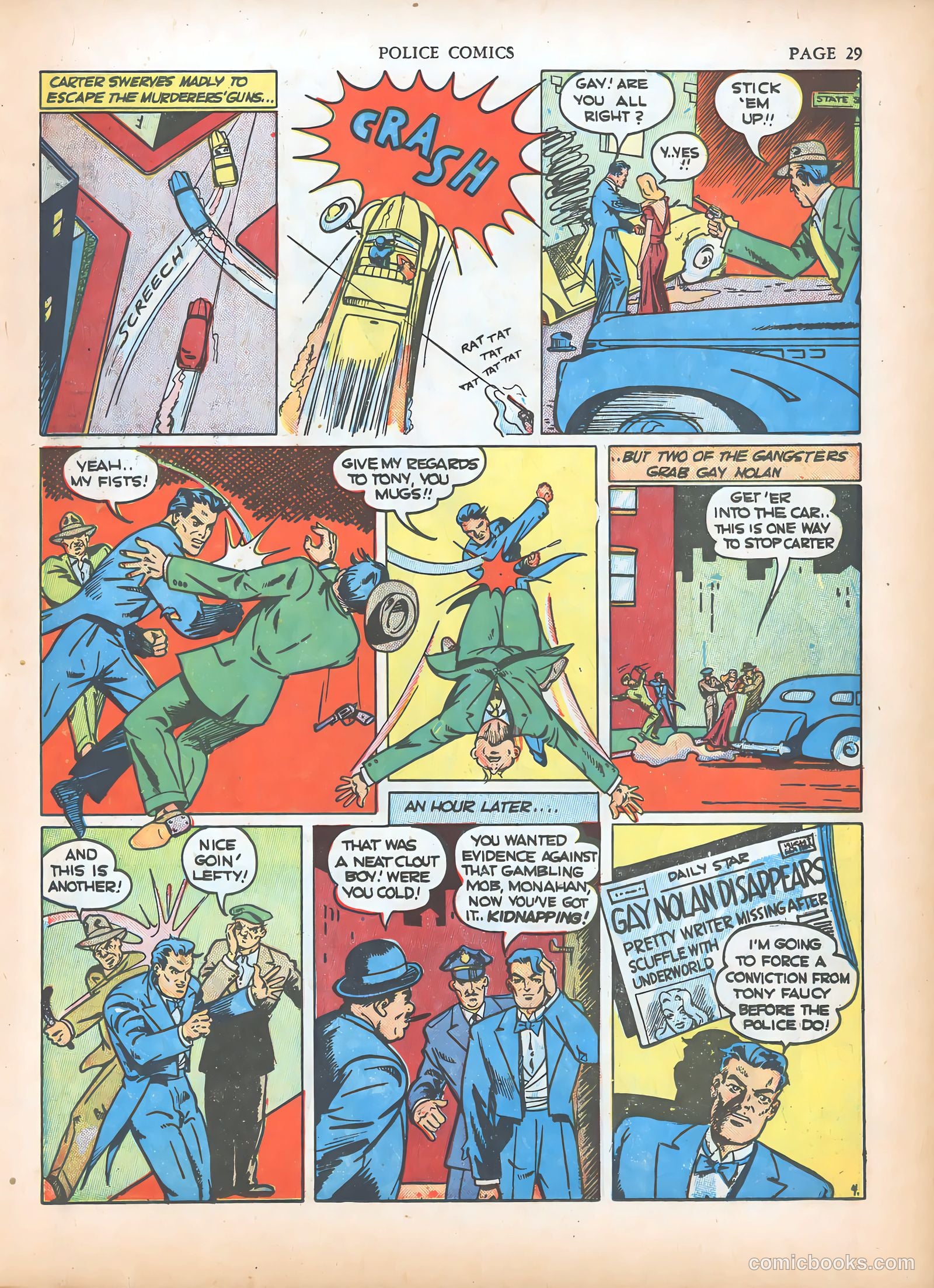 Police Comics #5 (1941) — page 31 of 68