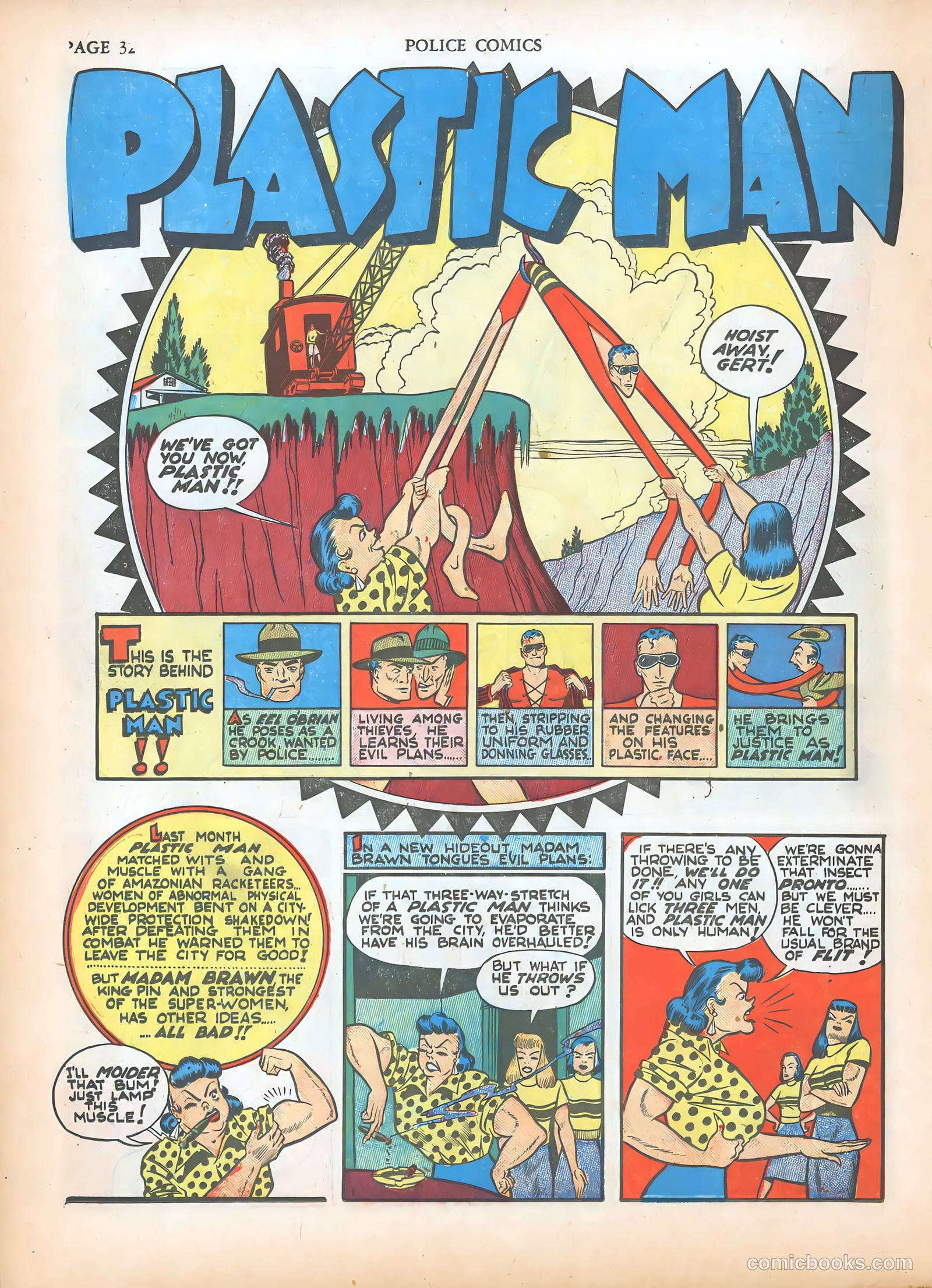 Police Comics #5 (1941) — page 34 of 68