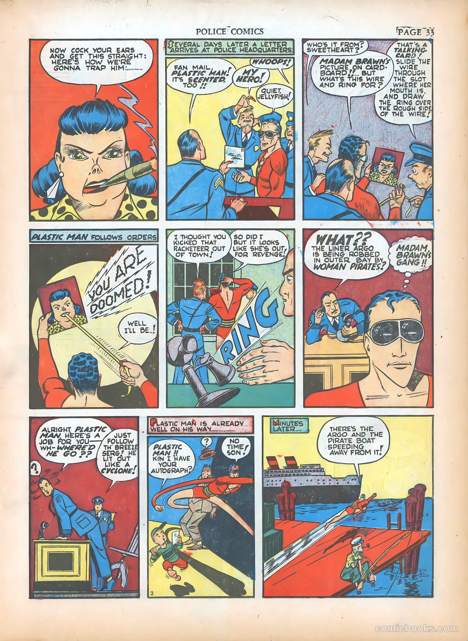 Police Comics #5 (1941) — page 35 of 68
