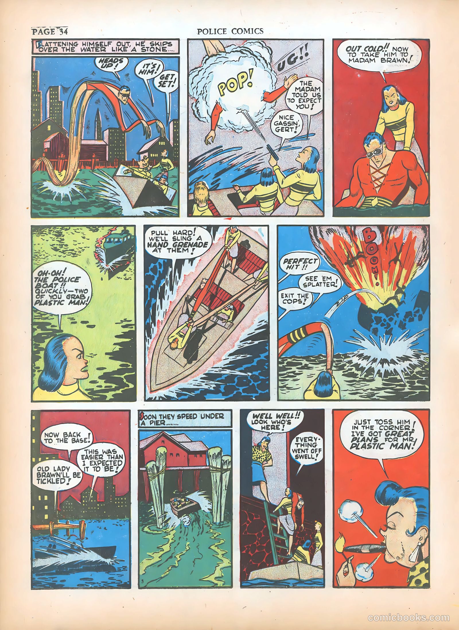 Police Comics #5 (1941) — page 36 of 68