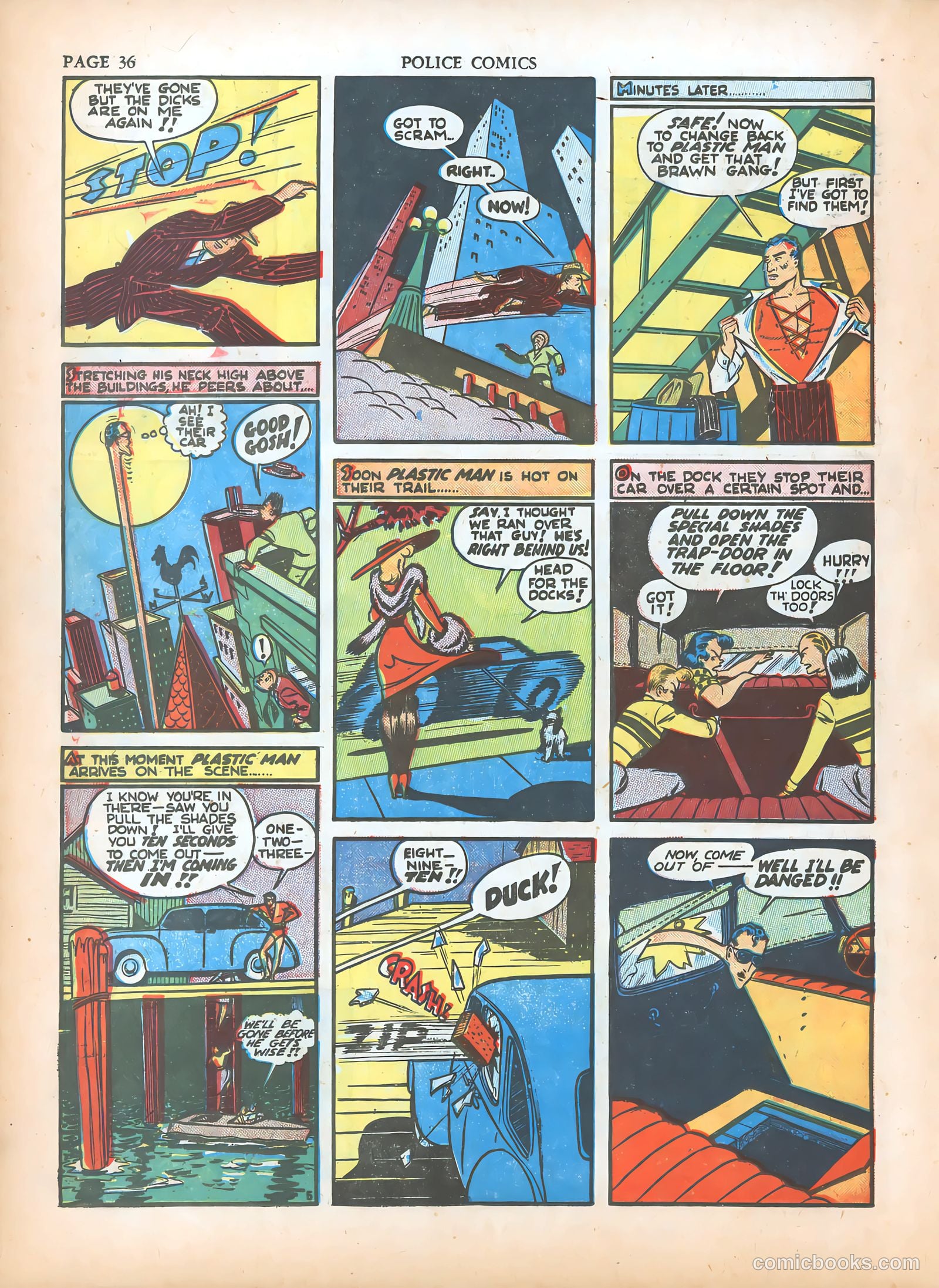 Police Comics #5 (1941) — page 38 of 68