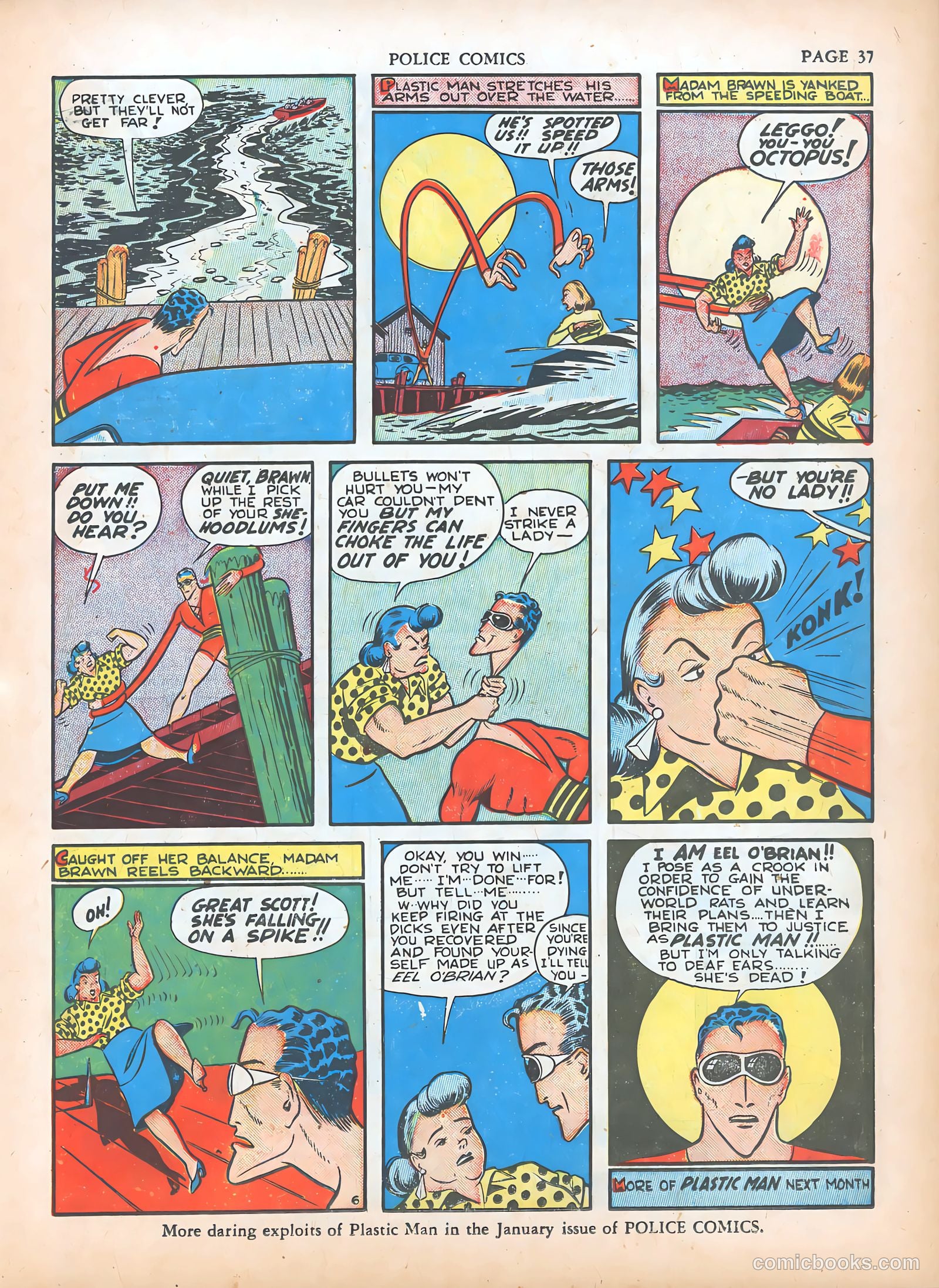 Police Comics #5 (1941) — page 39 of 68