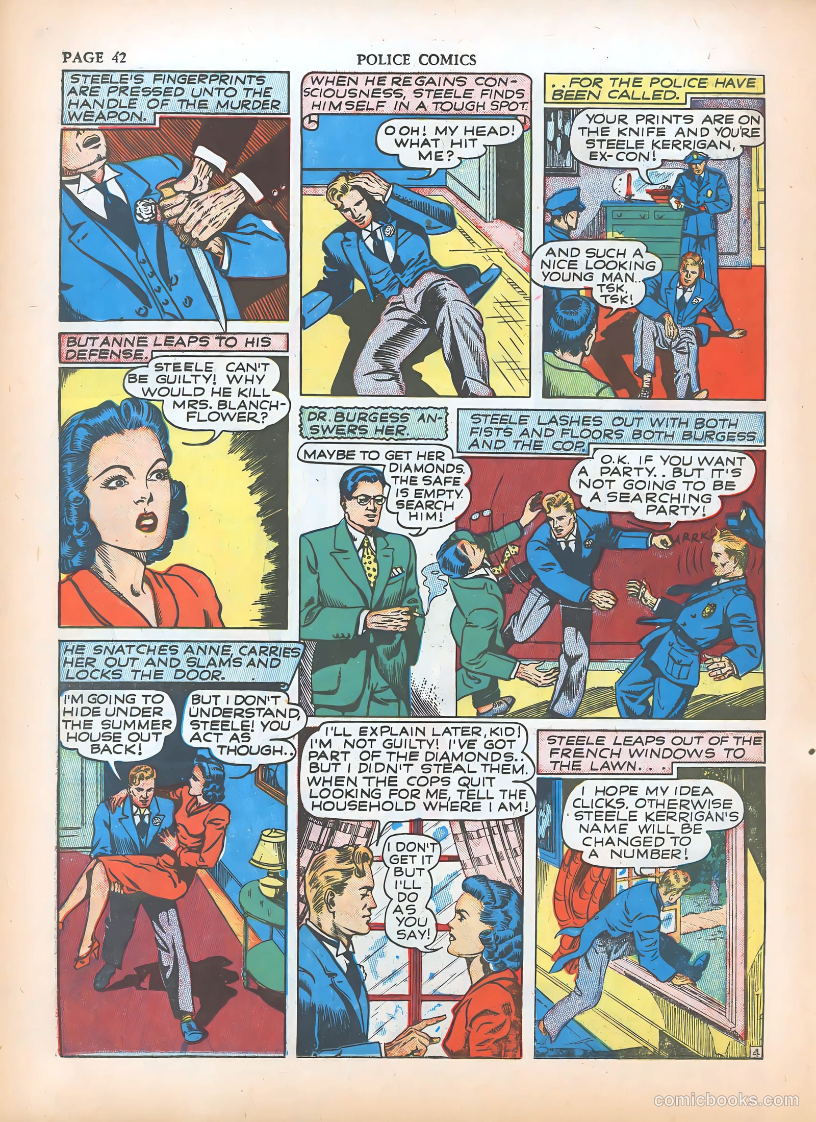Police Comics #5 (1941) — page 44 of 68